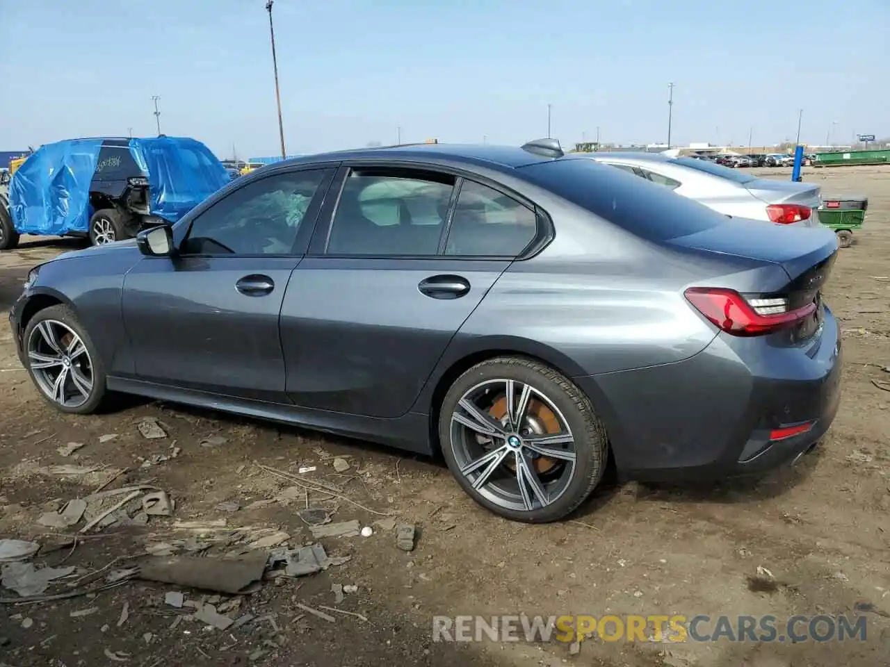 2 Photograph of a damaged car 3MW5R7J04N8C65839 BMW 3 SERIES 2022