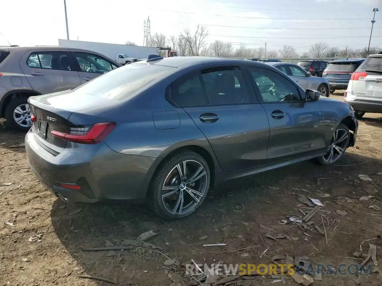 3 Photograph of a damaged car 3MW5R7J04N8C65839 BMW 3 SERIES 2022