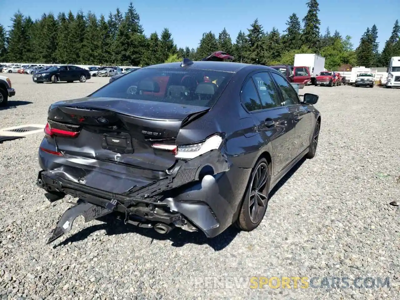 4 Photograph of a damaged car 3MW5R7J07N8C35671 BMW 3 SERIES 2022