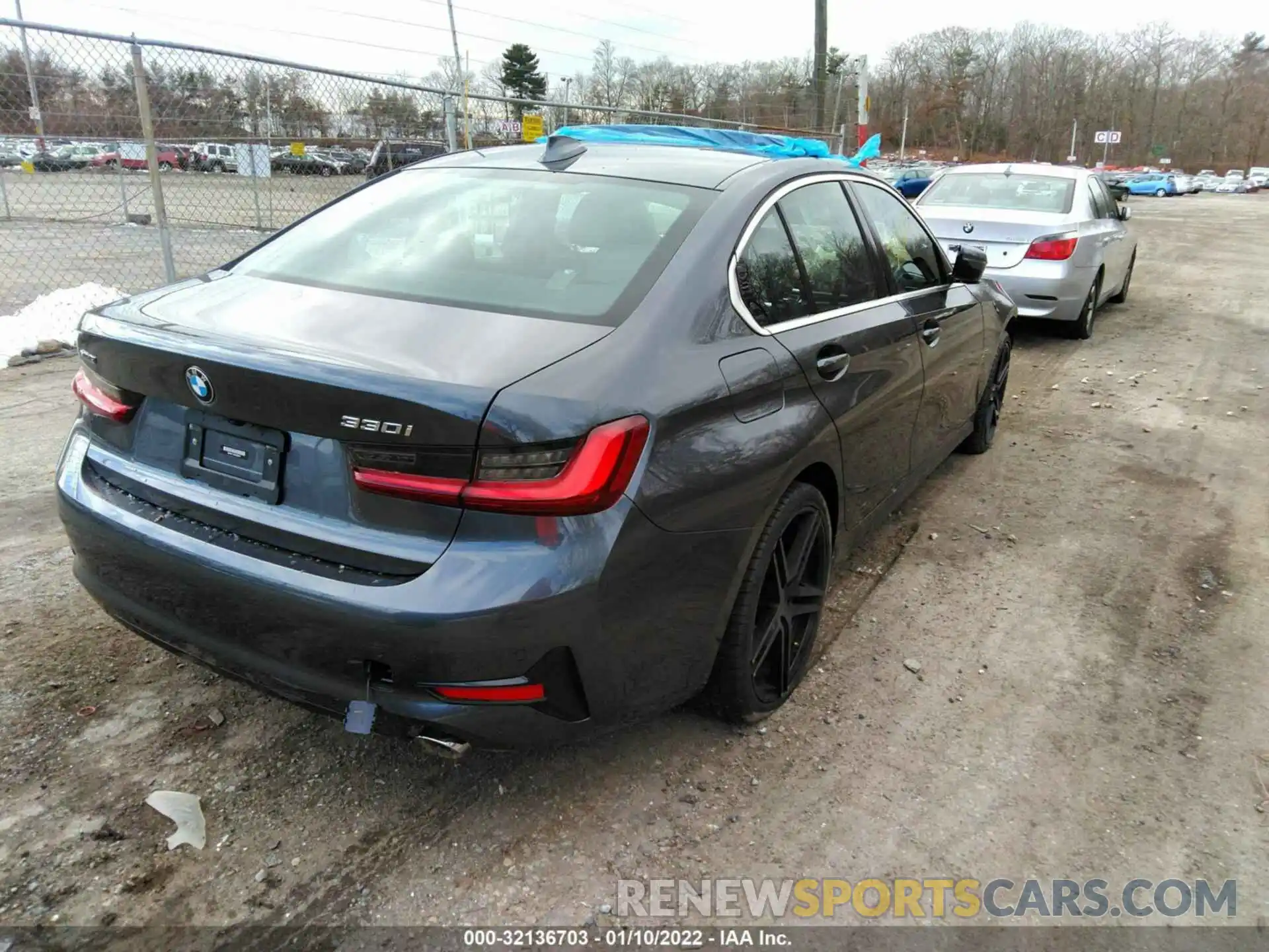 4 Фотография поврежденного автомобиля 3MW5R7J07N8C36254 BMW 3 SERIES 2022