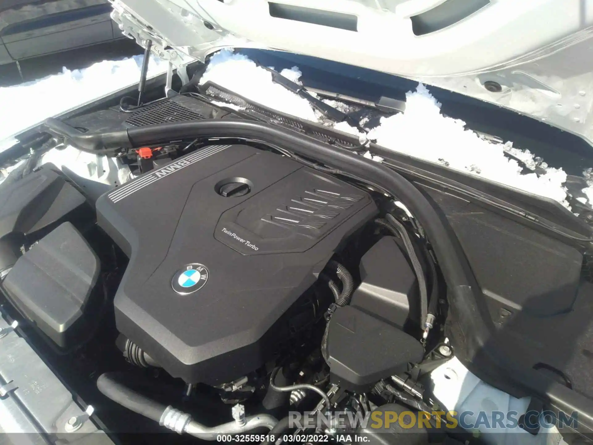 10 Фотография поврежденного автомобиля 3MW5R7J08N8C43097 BMW 3 SERIES 2022