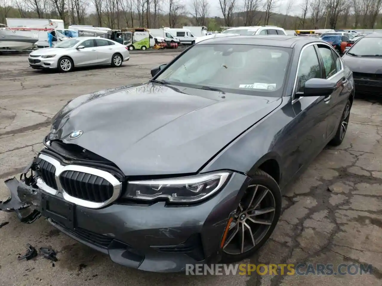 2 Photograph of a damaged car 3MW5R7J09N8C30598 BMW 3 SERIES 2022