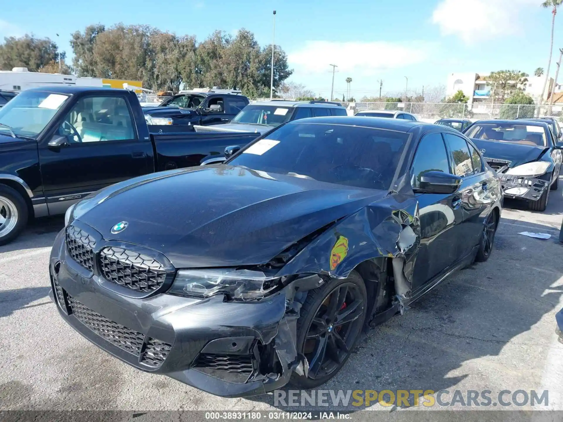 2 Photograph of a damaged car 3MW5U7J00N8C58059 BMW 3 SERIES 2022