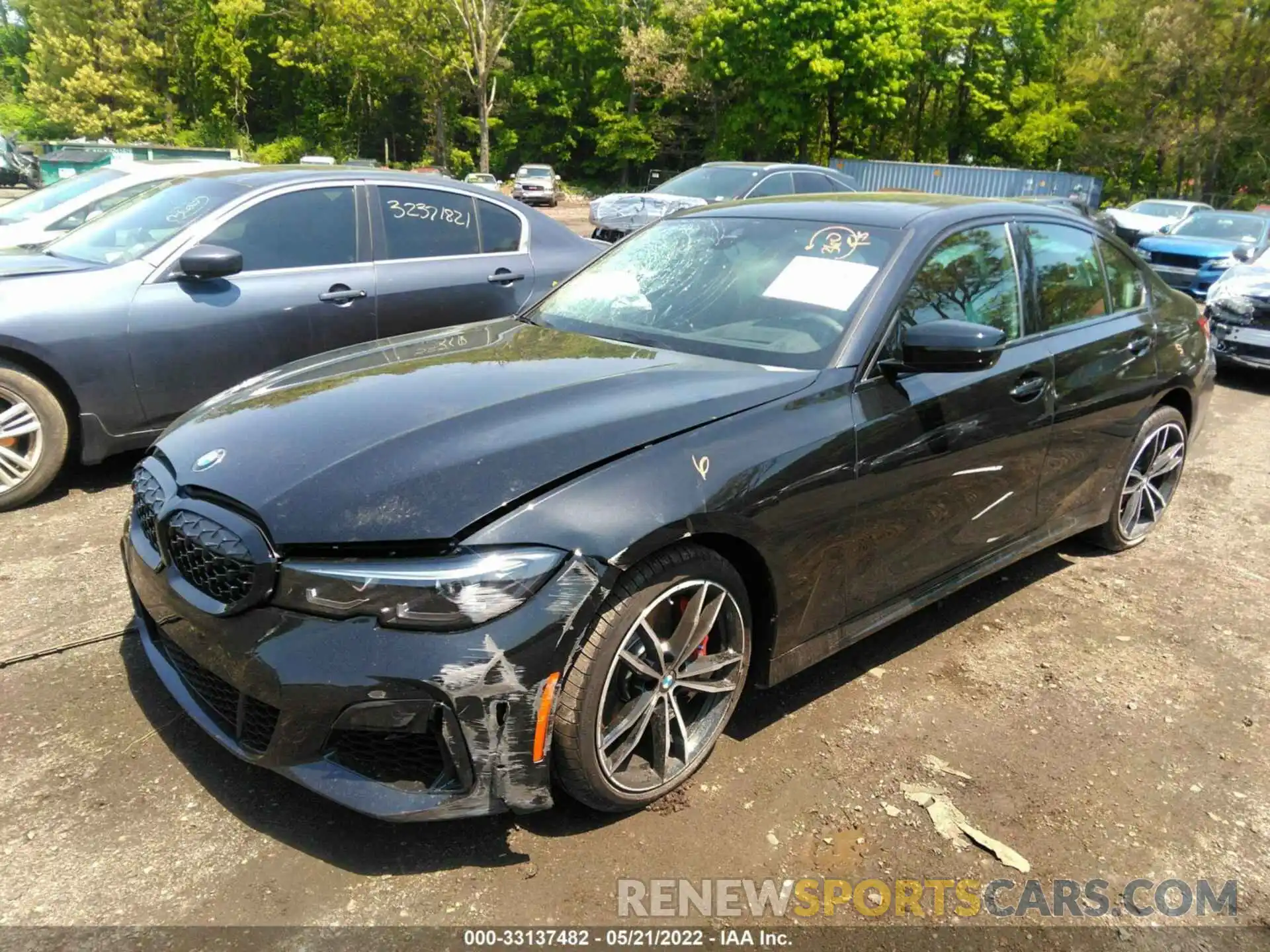 2 Photograph of a damaged car 3MW5U9J07N8C65070 BMW 3 SERIES 2022