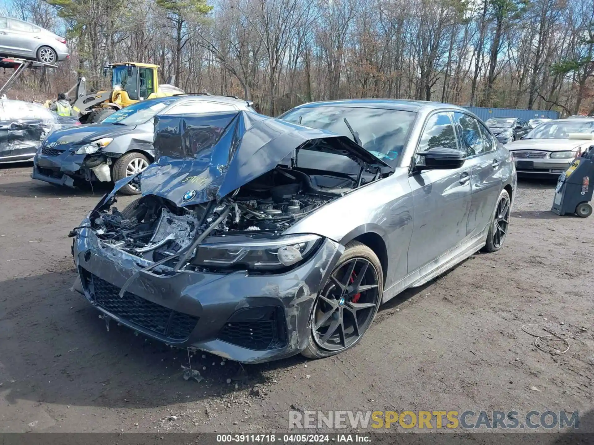 6 Photograph of a damaged car 3MW5U9J08N8C39027 BMW 3 SERIES 2022