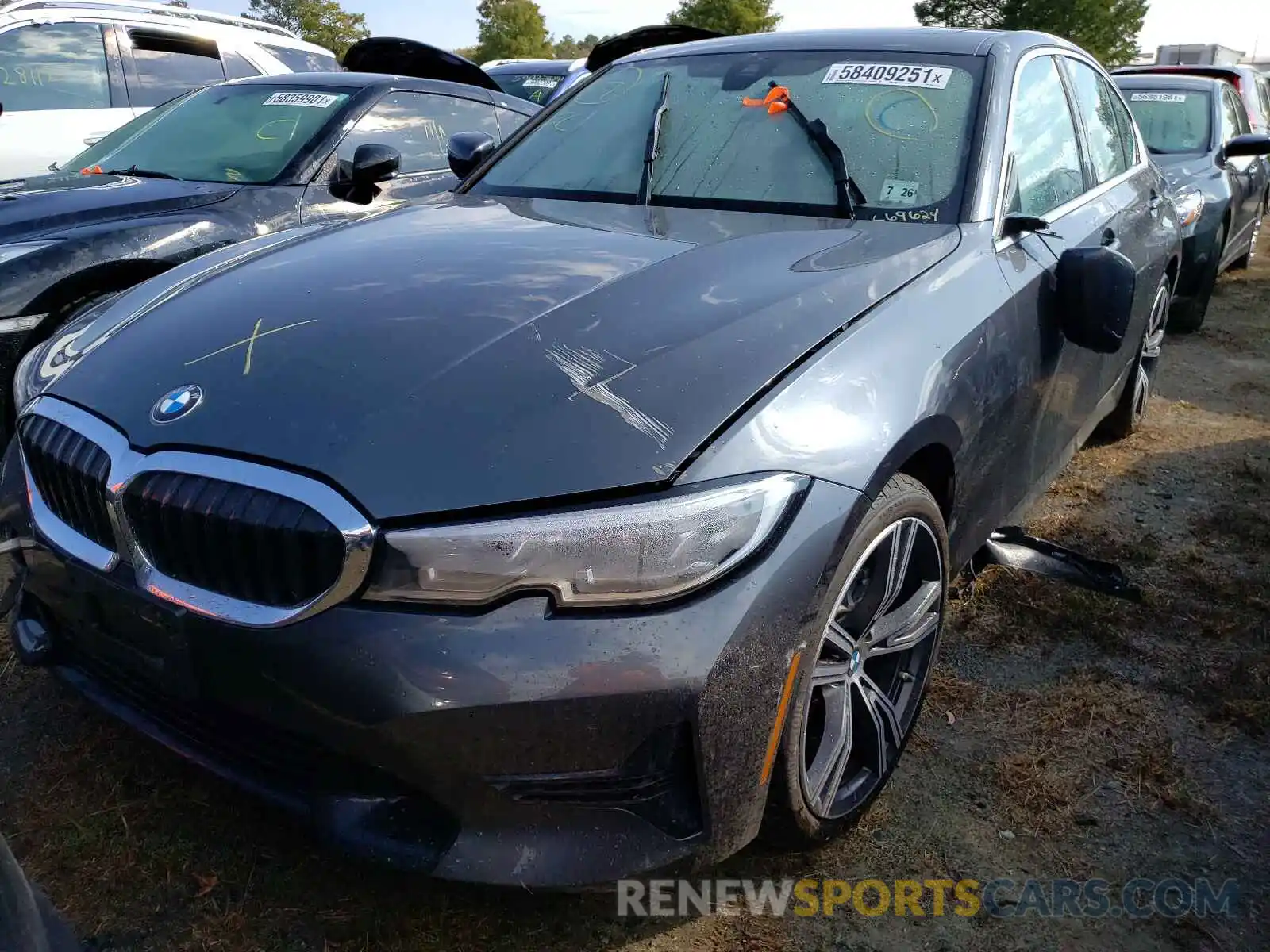 2 Photograph of a damaged car WBA5R7C04NFL69624 BMW 3 SERIES 2022