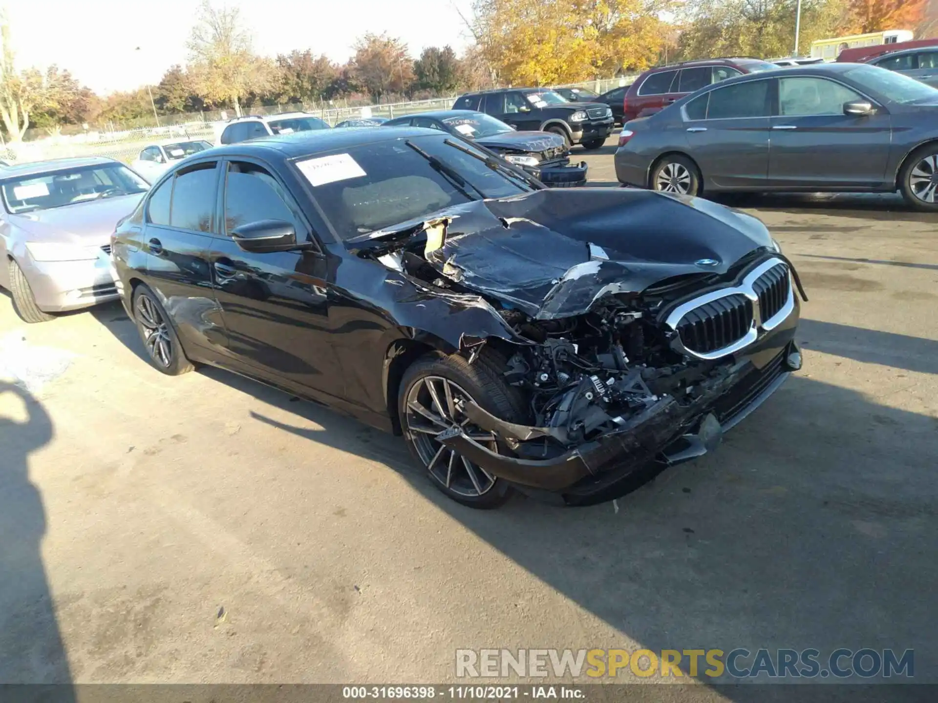 1 Photograph of a damaged car WBA5R7C04NFL70028 BMW 3 SERIES 2022