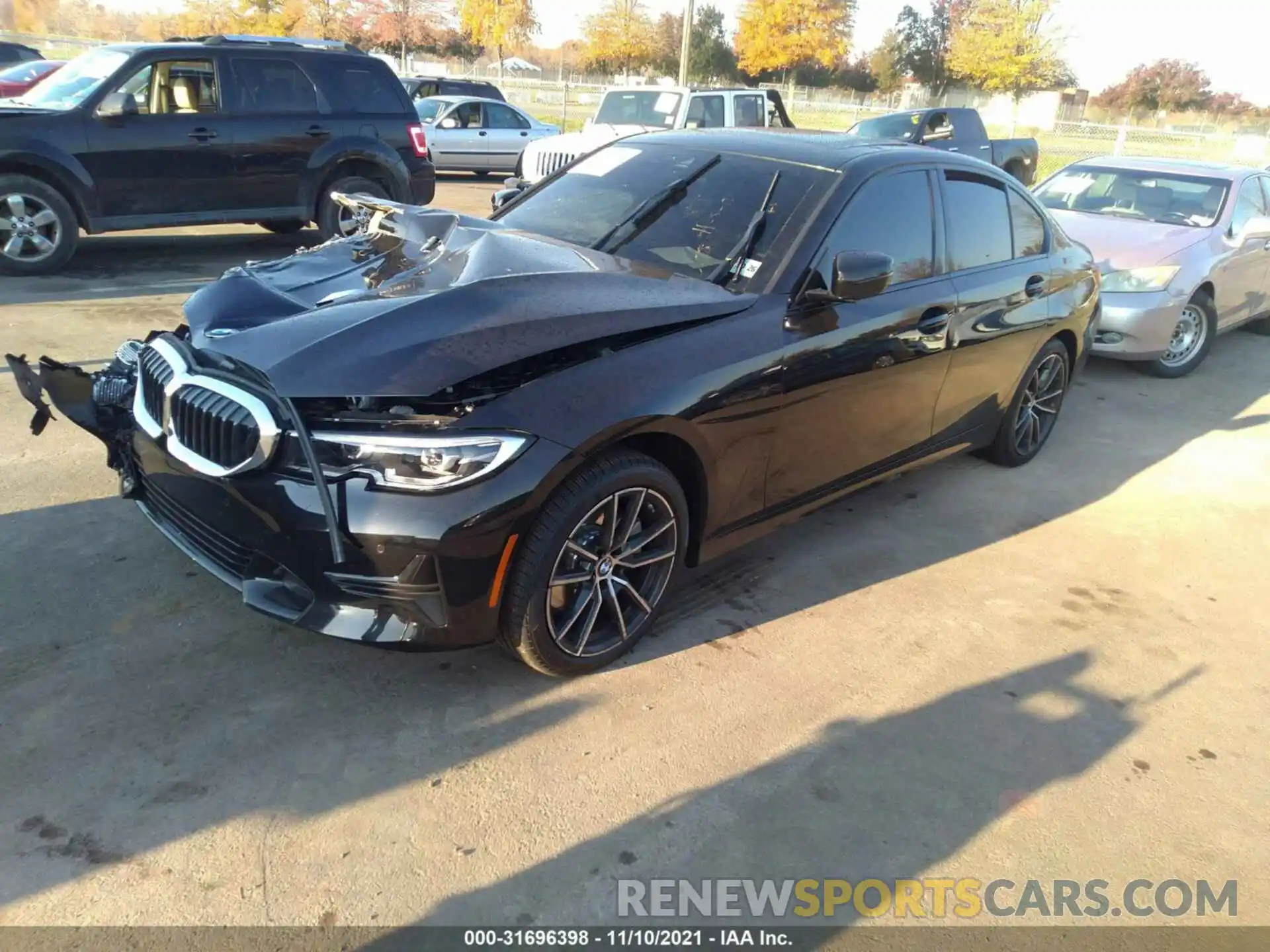 2 Photograph of a damaged car WBA5R7C04NFL70028 BMW 3 SERIES 2022