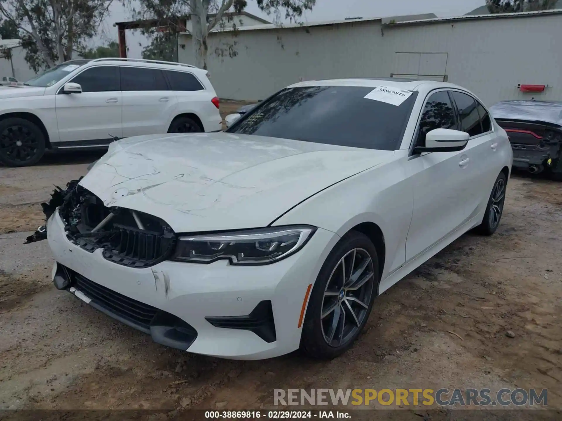 2 Photograph of a damaged car 3MW5R1J53K8A05565 BMW 330I 2019