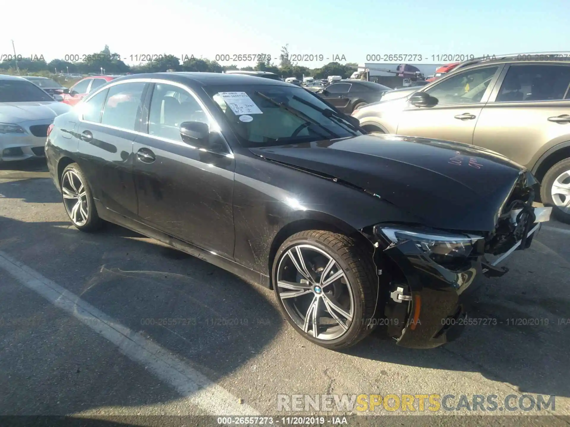 1 Photograph of a damaged car 3MW5R1J58K8B02549 BMW 330I 2019