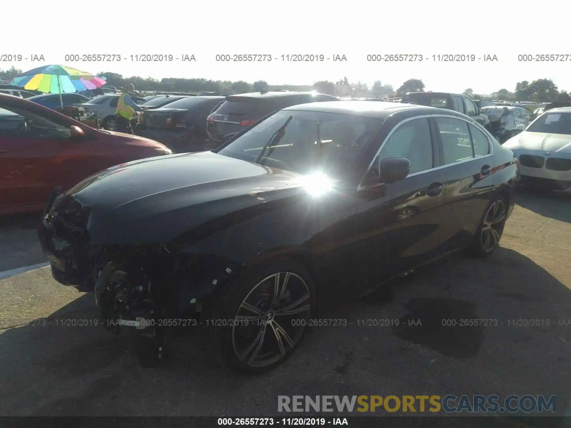 2 Photograph of a damaged car 3MW5R1J58K8B02549 BMW 330I 2019