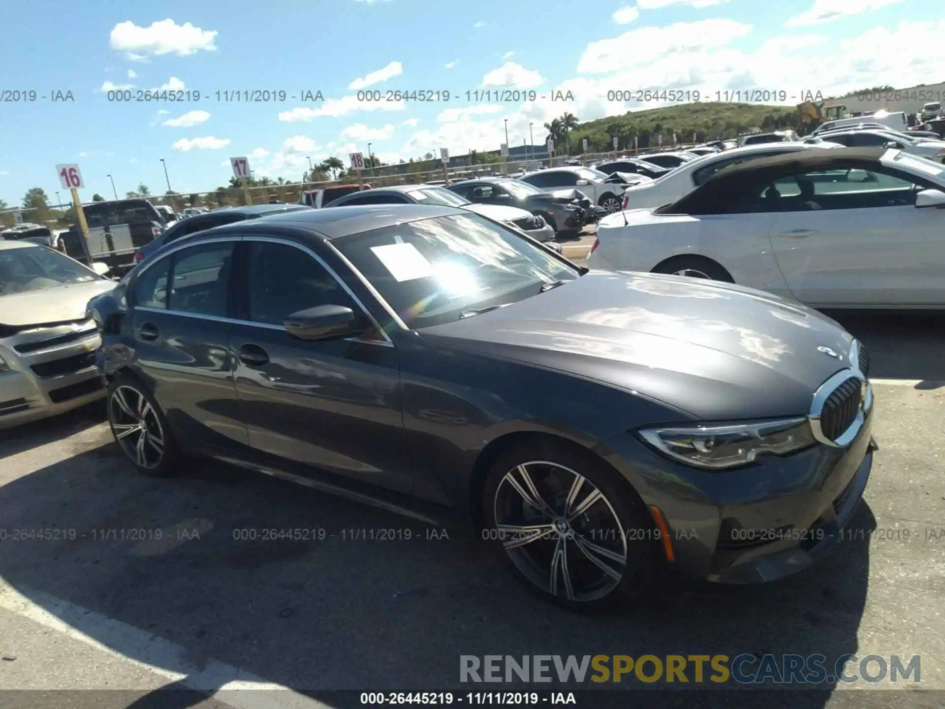 1 Photograph of a damaged car WBA5R1C50KAE81857 BMW 330I 2019