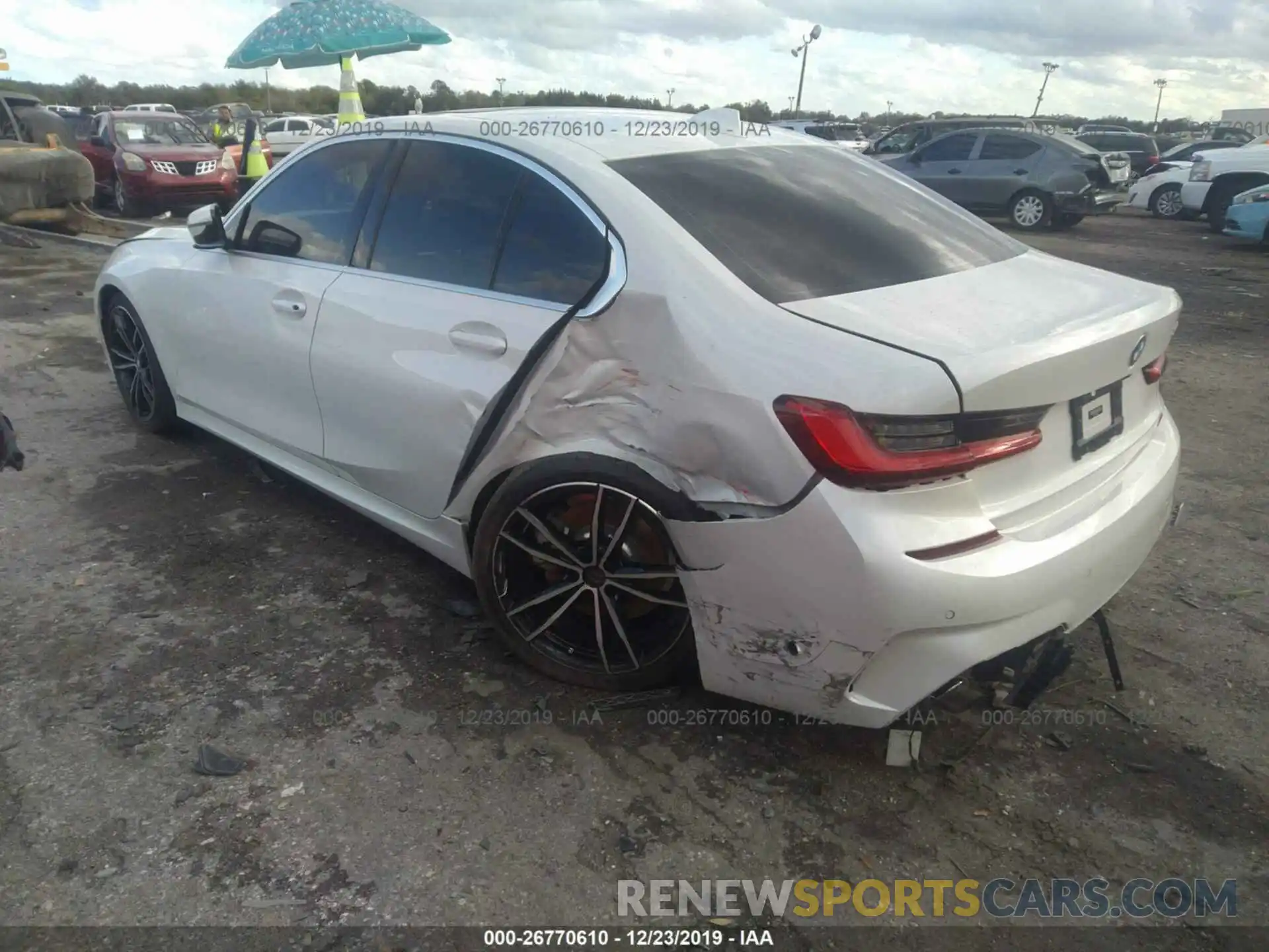 3 Photograph of a damaged car WBA5R1C51KAE81401 BMW 330I 2019