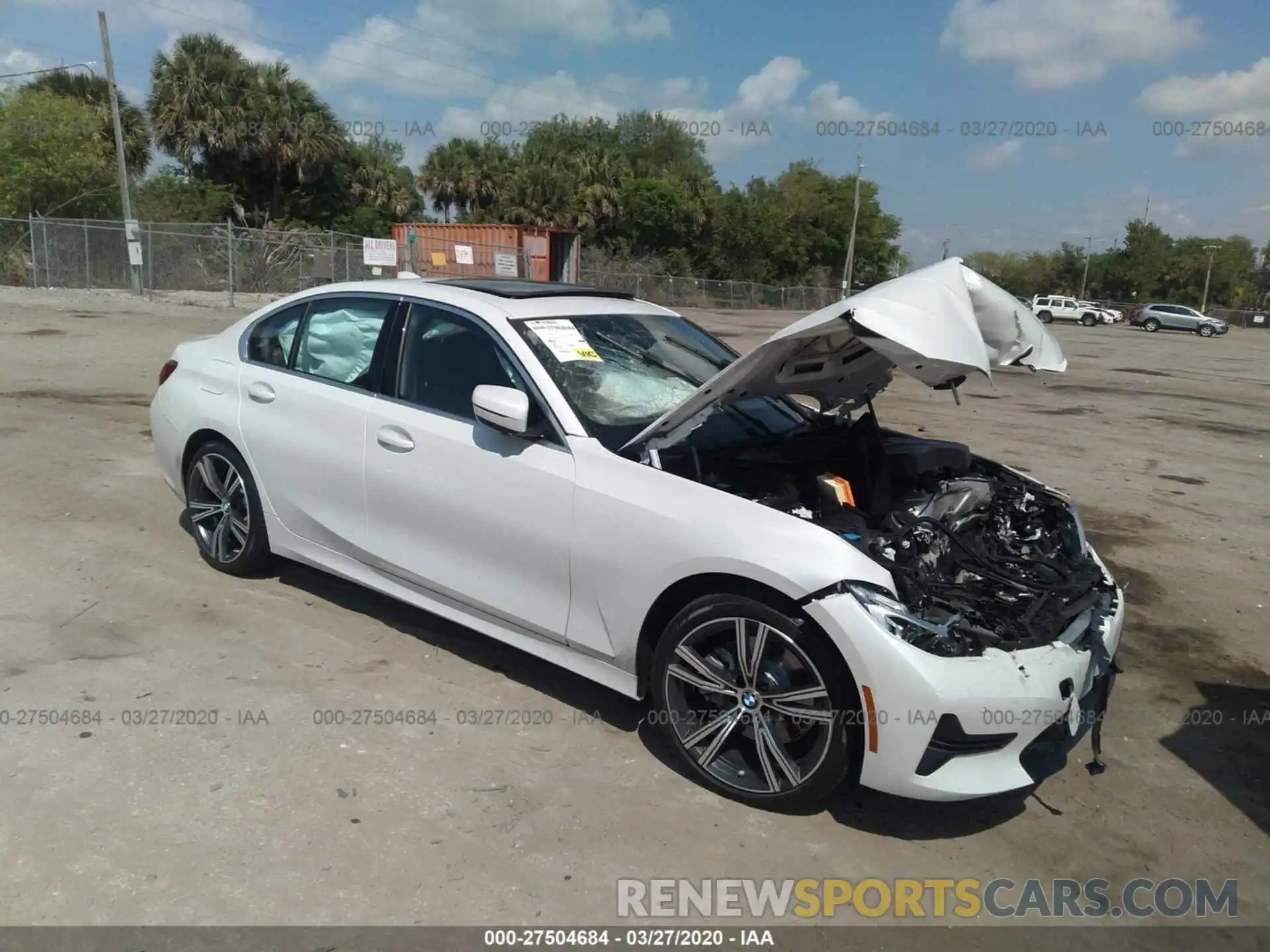 1 Photograph of a damaged car WBA5R1C52KAK10375 BMW 330I 2019