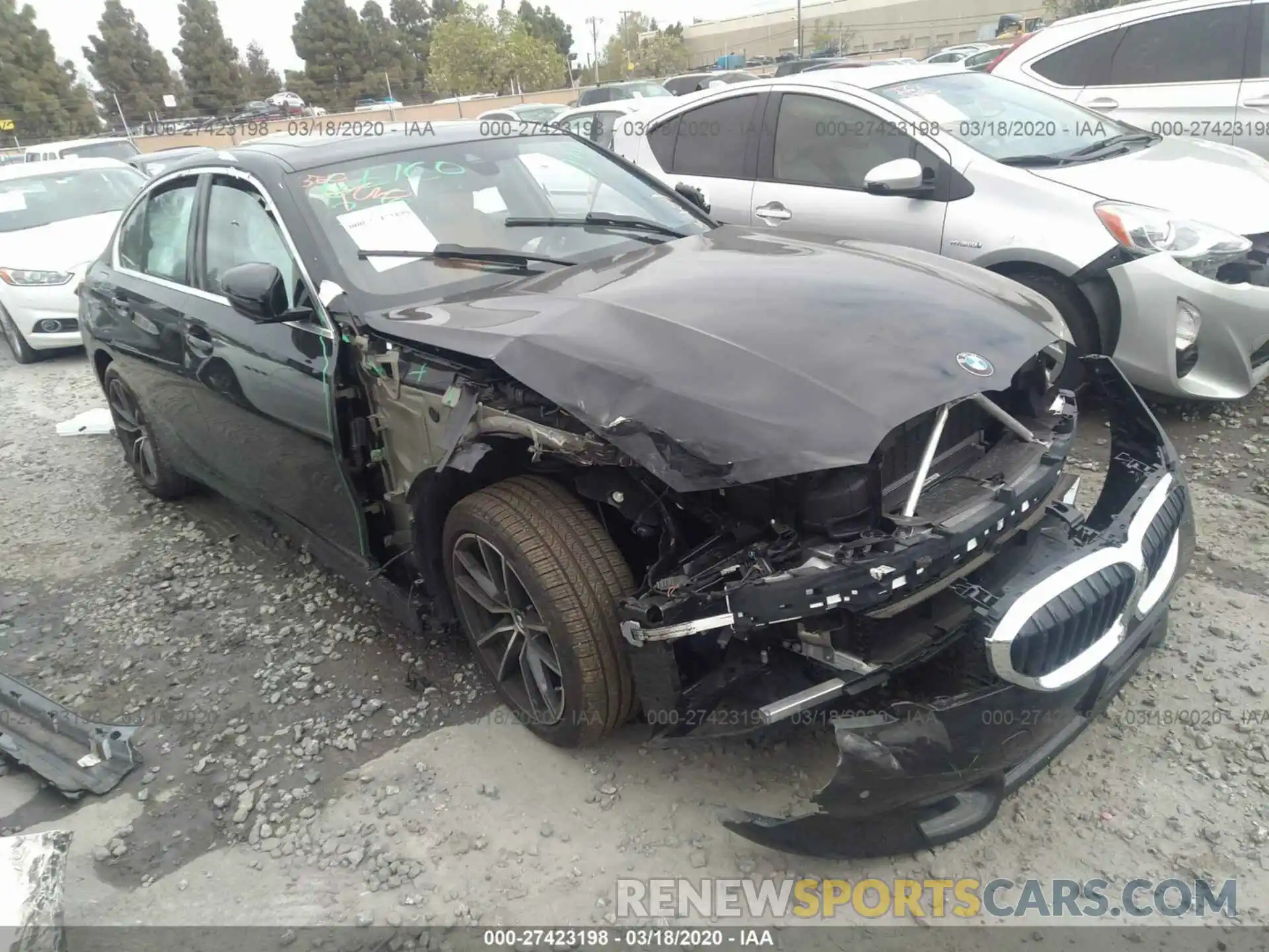 1 Photograph of a damaged car WBA5R1C52KAK10554 BMW 330I 2019