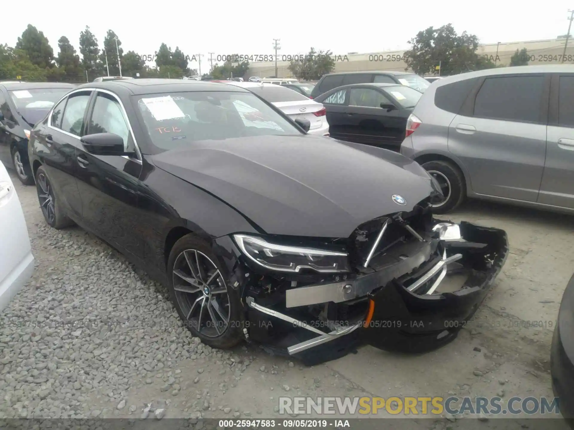 1 Photograph of a damaged car WBA5R1C53KAE82131 BMW 330I 2019