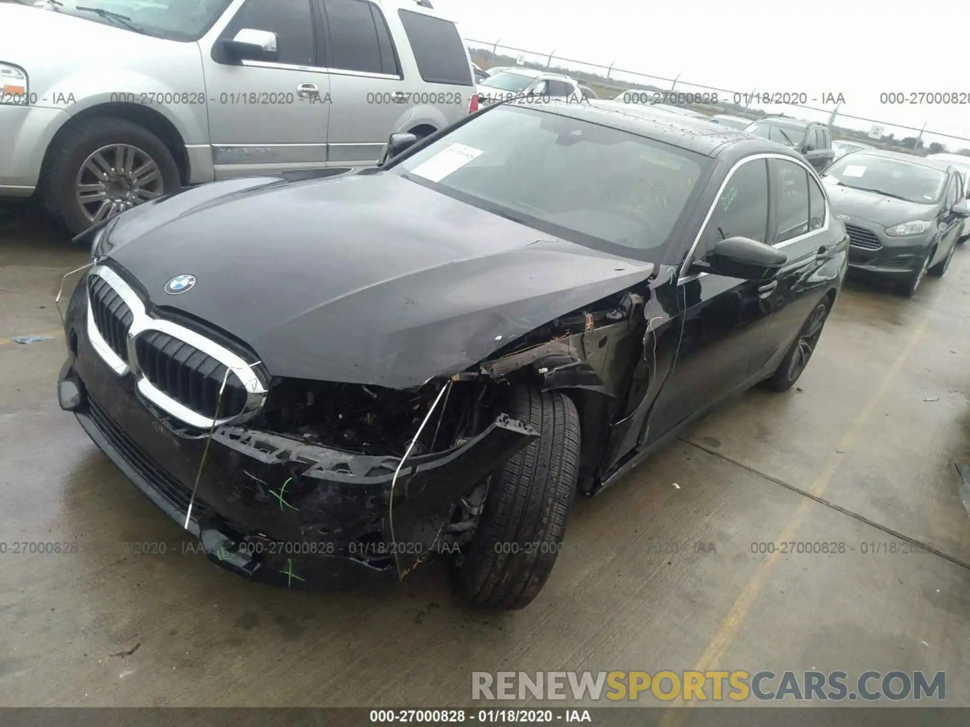 2 Photograph of a damaged car WBA5R1C53KFH30655 BMW 330I 2019