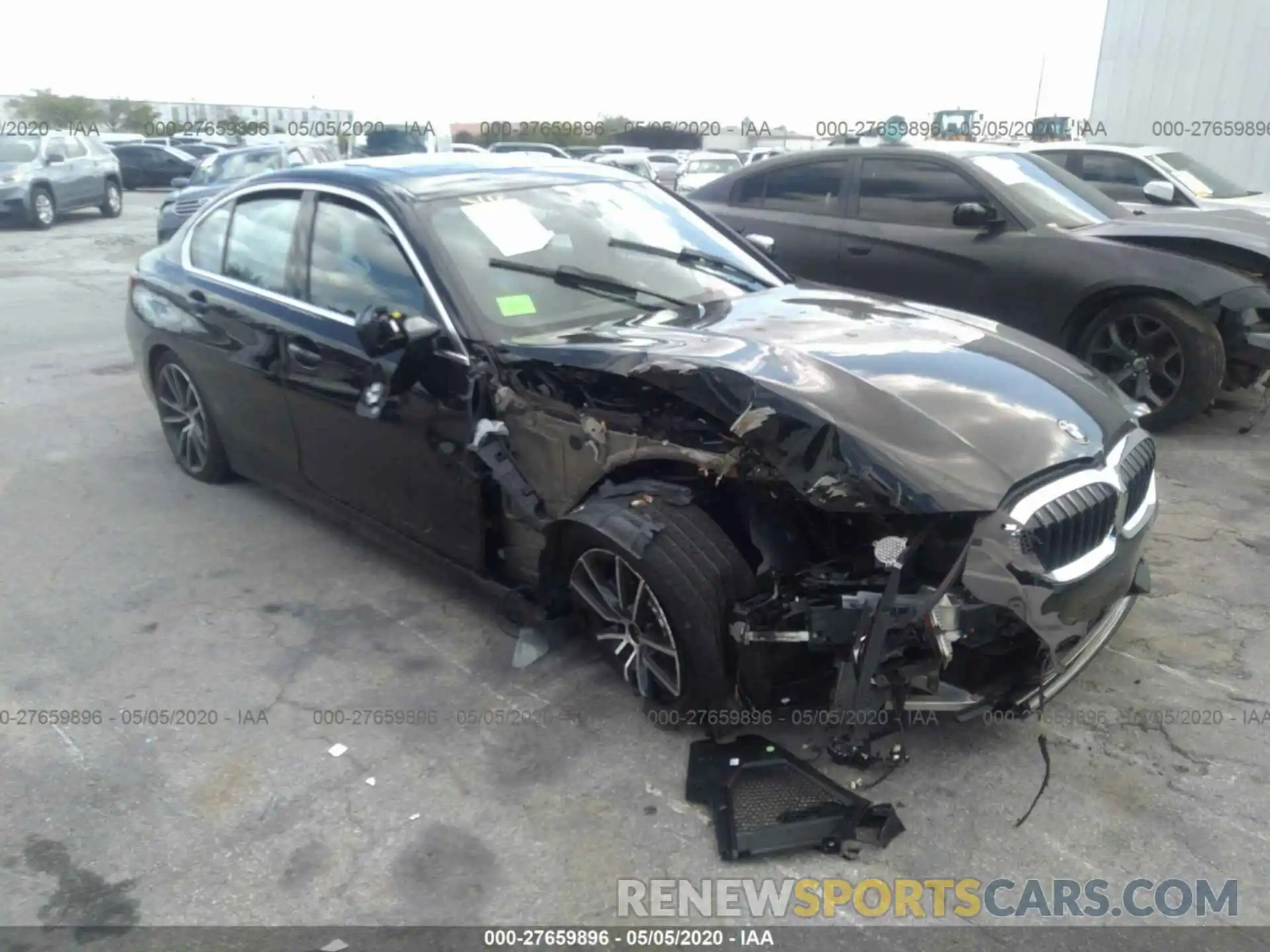 1 Photograph of a damaged car WBA5R1C54KAK08546 BMW 330I 2019