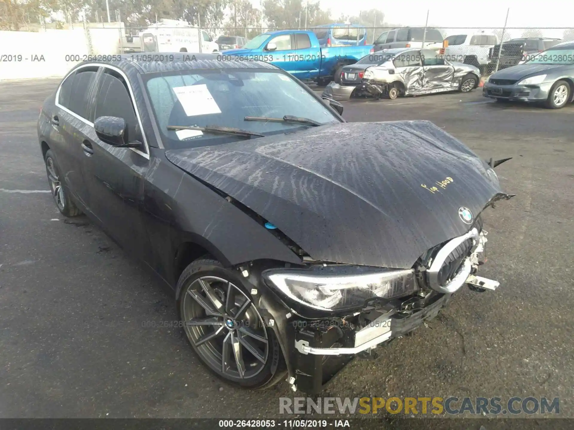 1 Photograph of a damaged car WBA5R1C54KAK09230 BMW 330I 2019