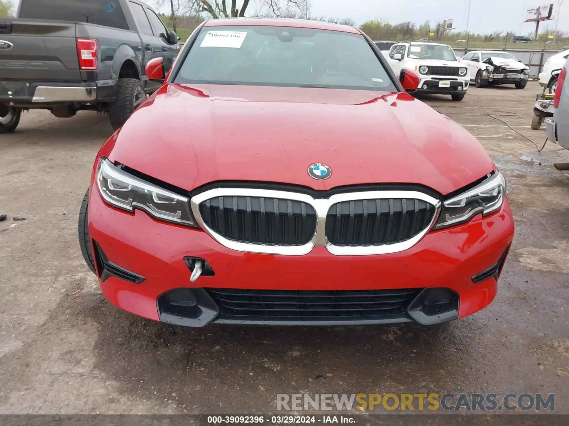 12 Photograph of a damaged car WBA5R1C54KFH21026 BMW 330I 2019