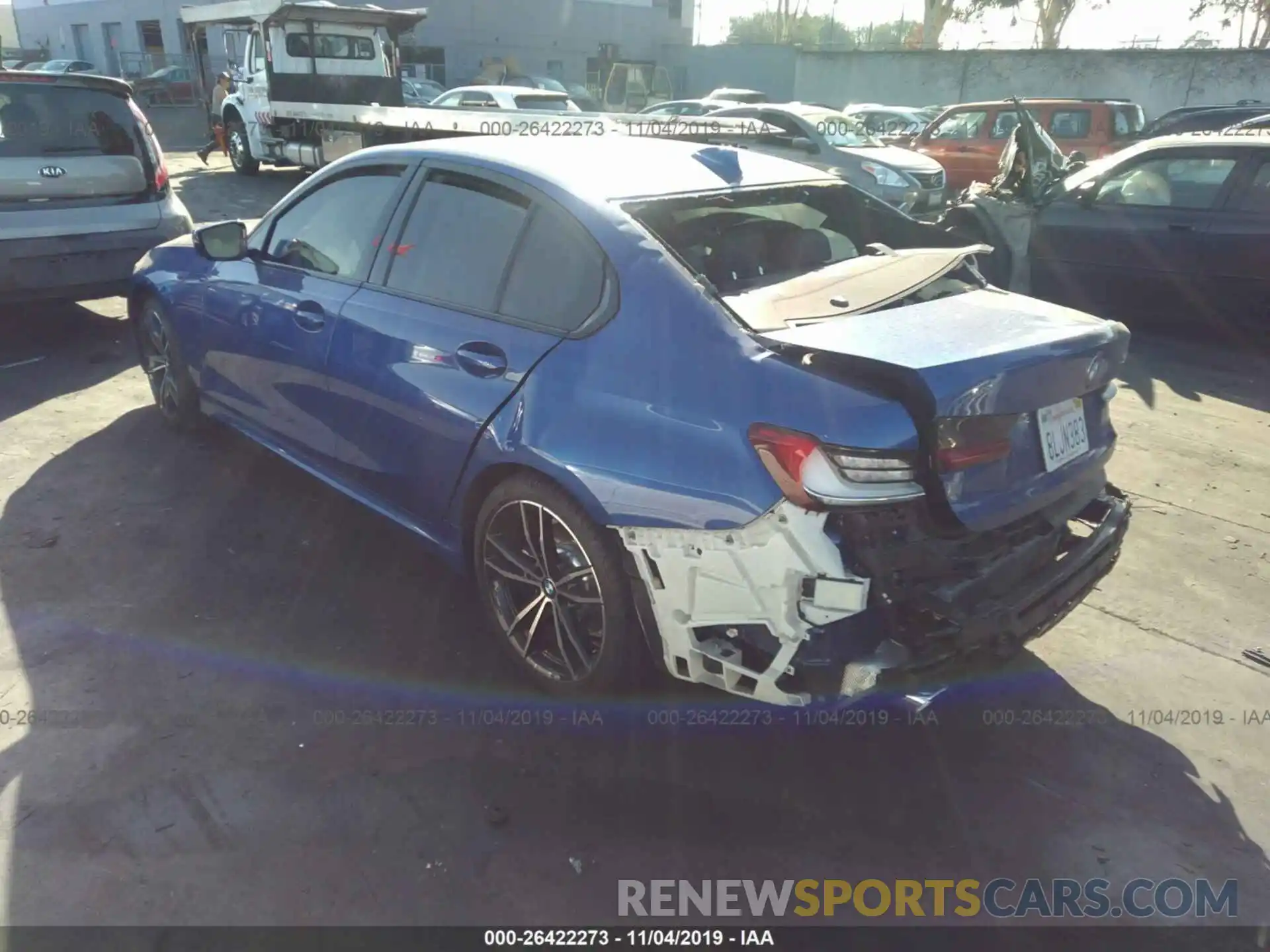 3 Photograph of a damaged car WBA5R1C55KAJ99212 BMW 330I 2019