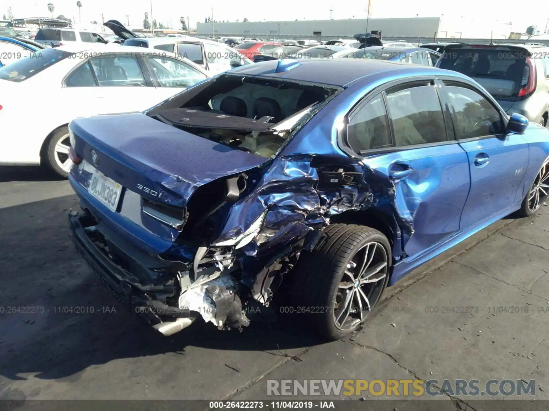 6 Photograph of a damaged car WBA5R1C55KAJ99212 BMW 330I 2019