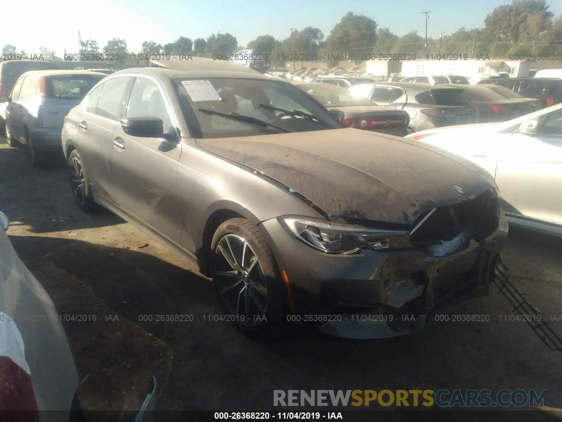 1 Фотография поврежденного автомобиля WBA5R1C55KAK12590 BMW 330I 2019