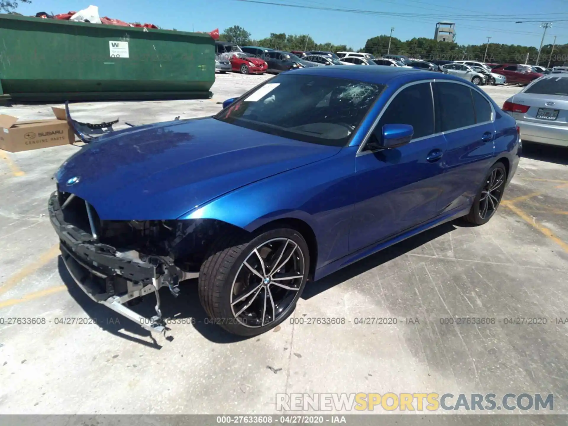 2 Photograph of a damaged car WBA5R1C56KAE81359 BMW 330I 2019