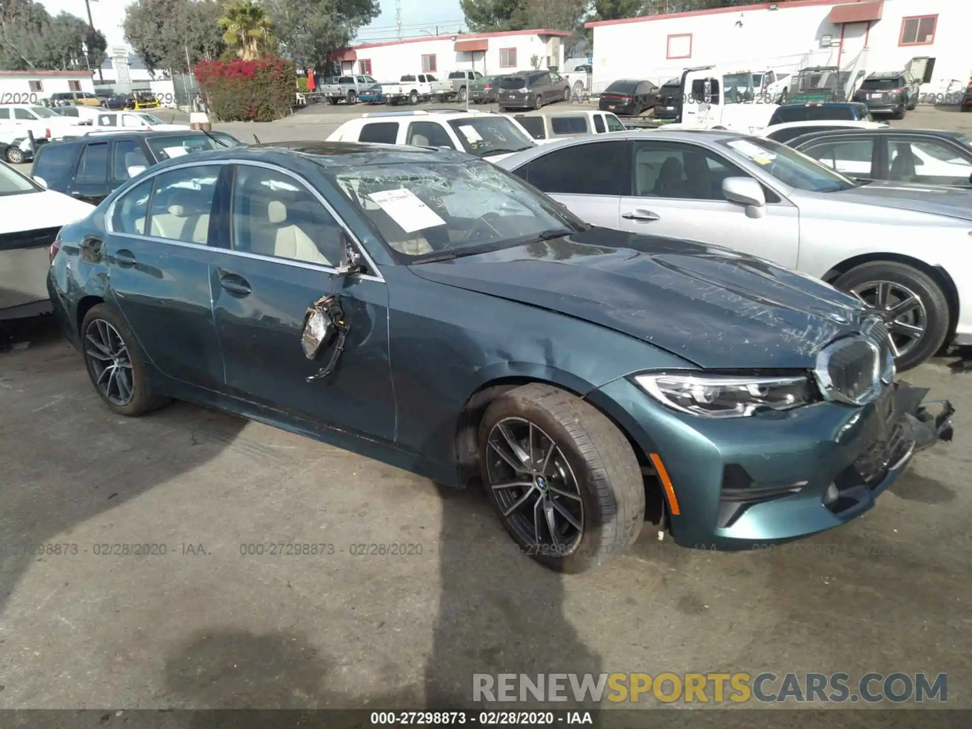 1 Photograph of a damaged car WBA5R1C56KFH20489 BMW 330I 2019