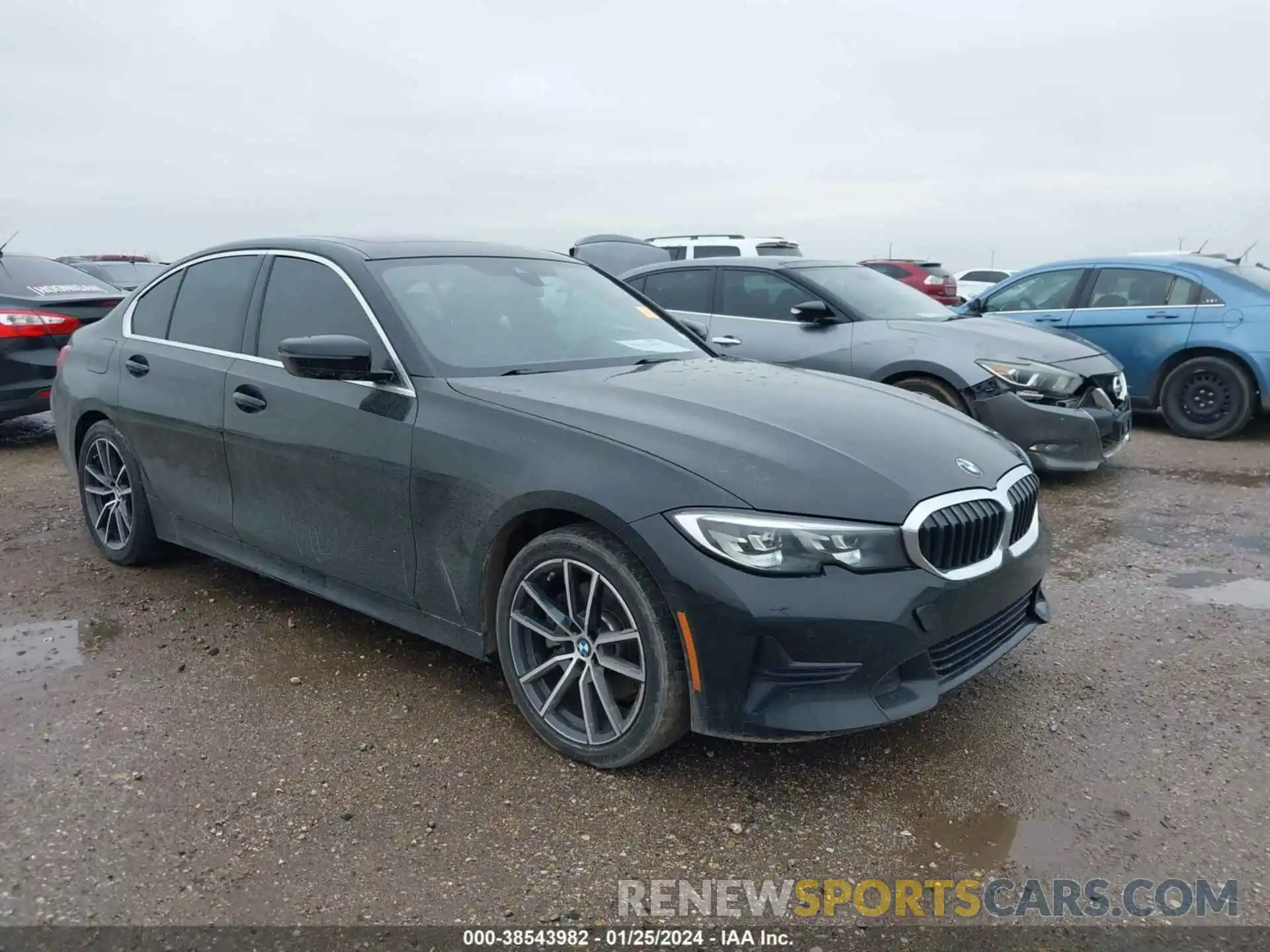 1 Photograph of a damaged car WBA5R1C58KAK11577 BMW 330I 2019