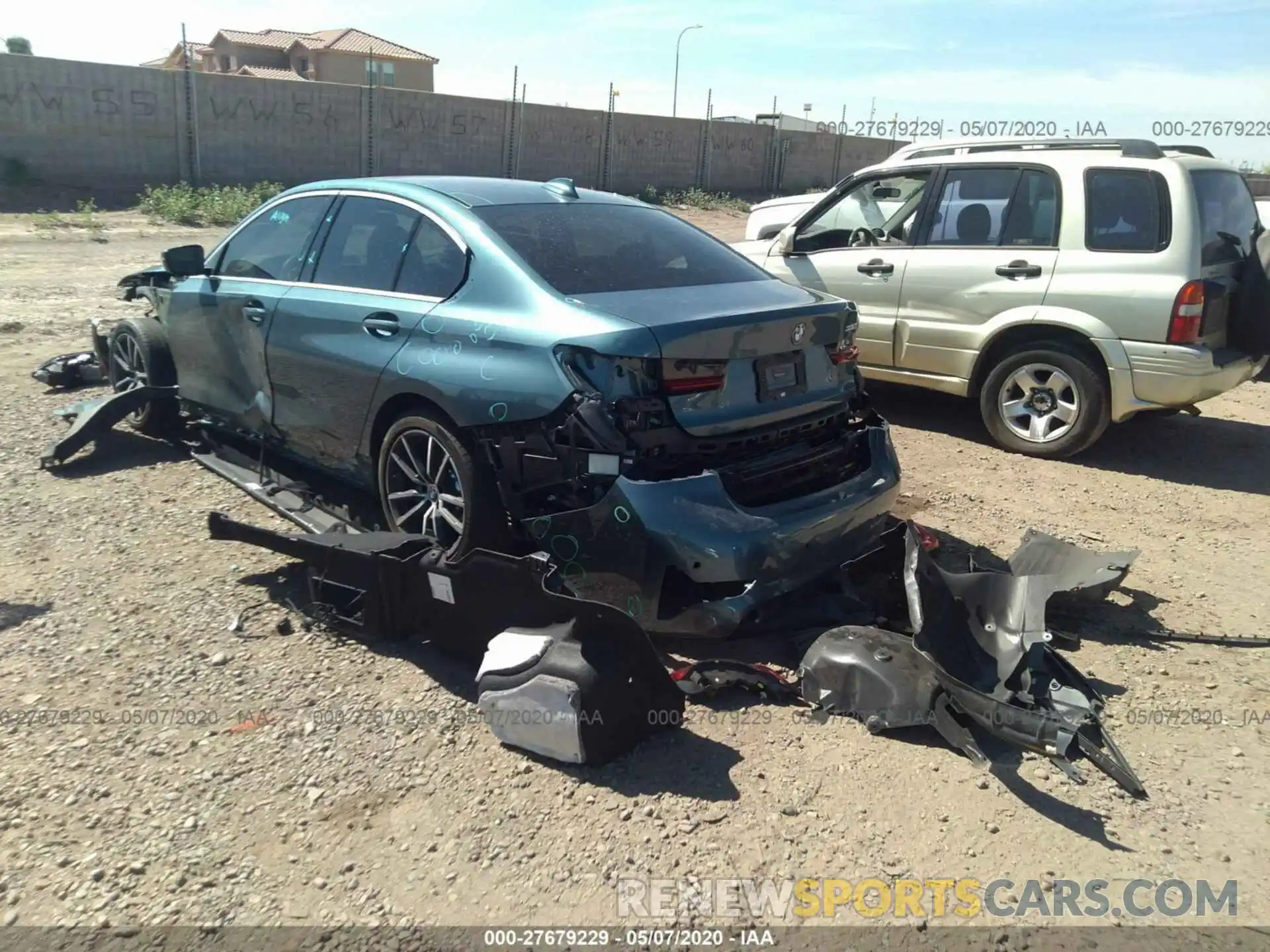 3 Photograph of a damaged car WBA5R1C5XKAK10852 BMW 330I 2019