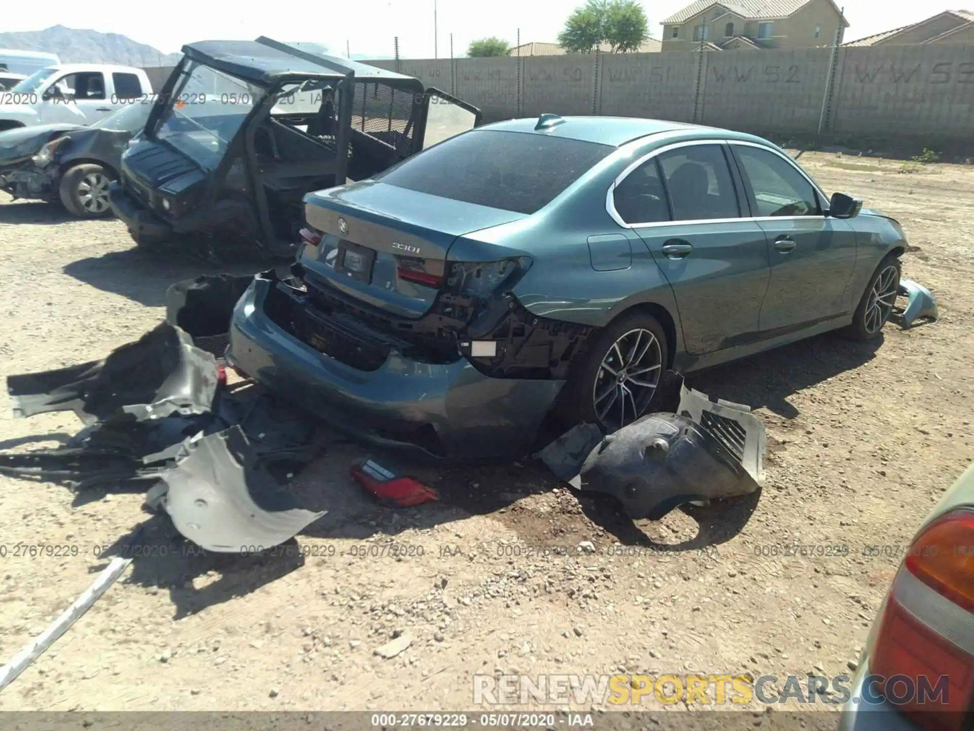 4 Photograph of a damaged car WBA5R1C5XKAK10852 BMW 330I 2019