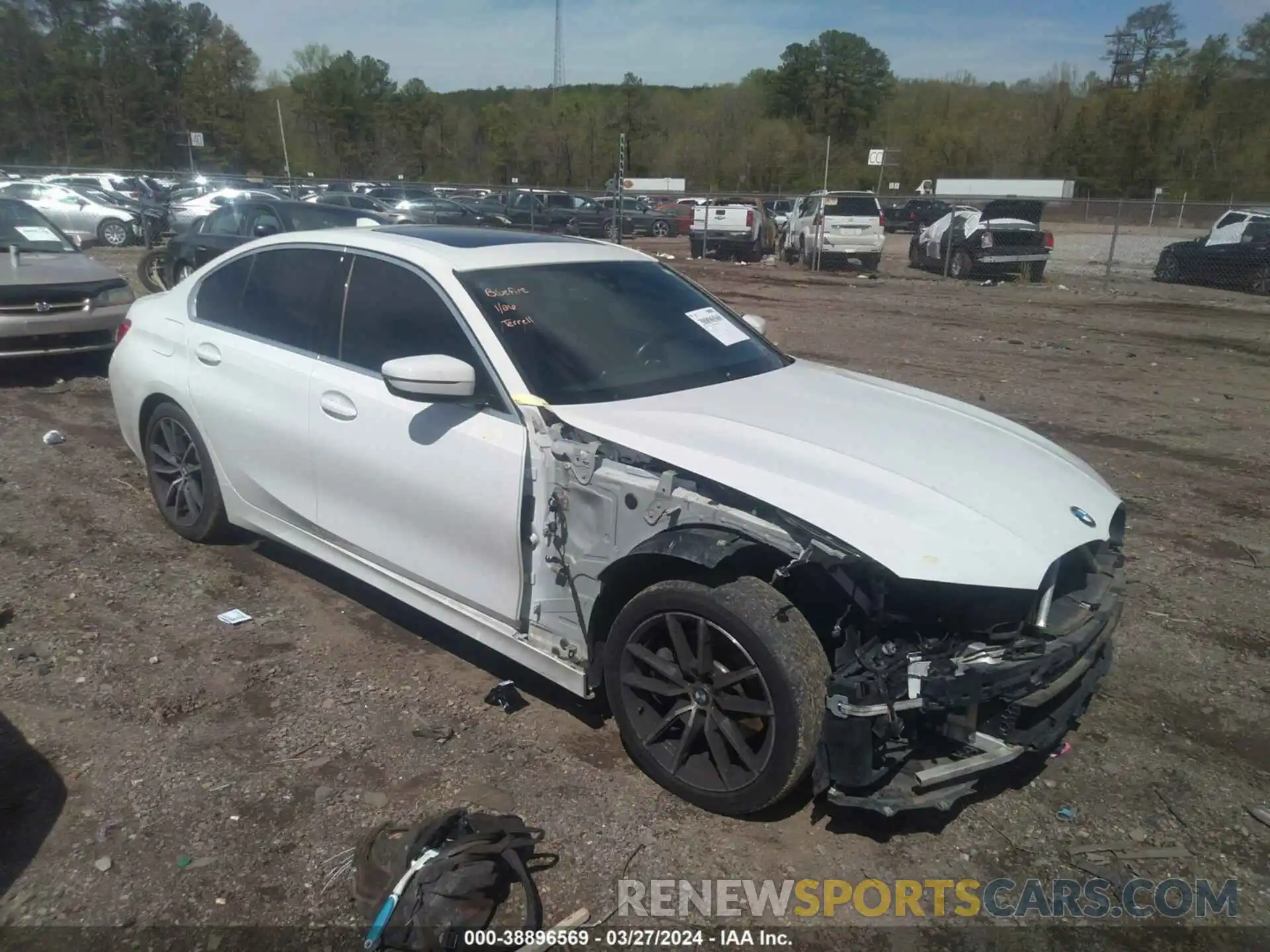 1 Photograph of a damaged car 3MW5R1J00L8B07721 BMW 330I 2020