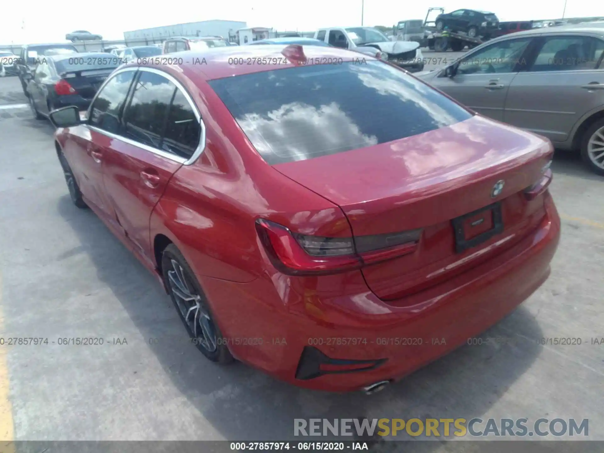 3 Photograph of a damaged car 3MW5R1J01L8B29887 BMW 330I 2020