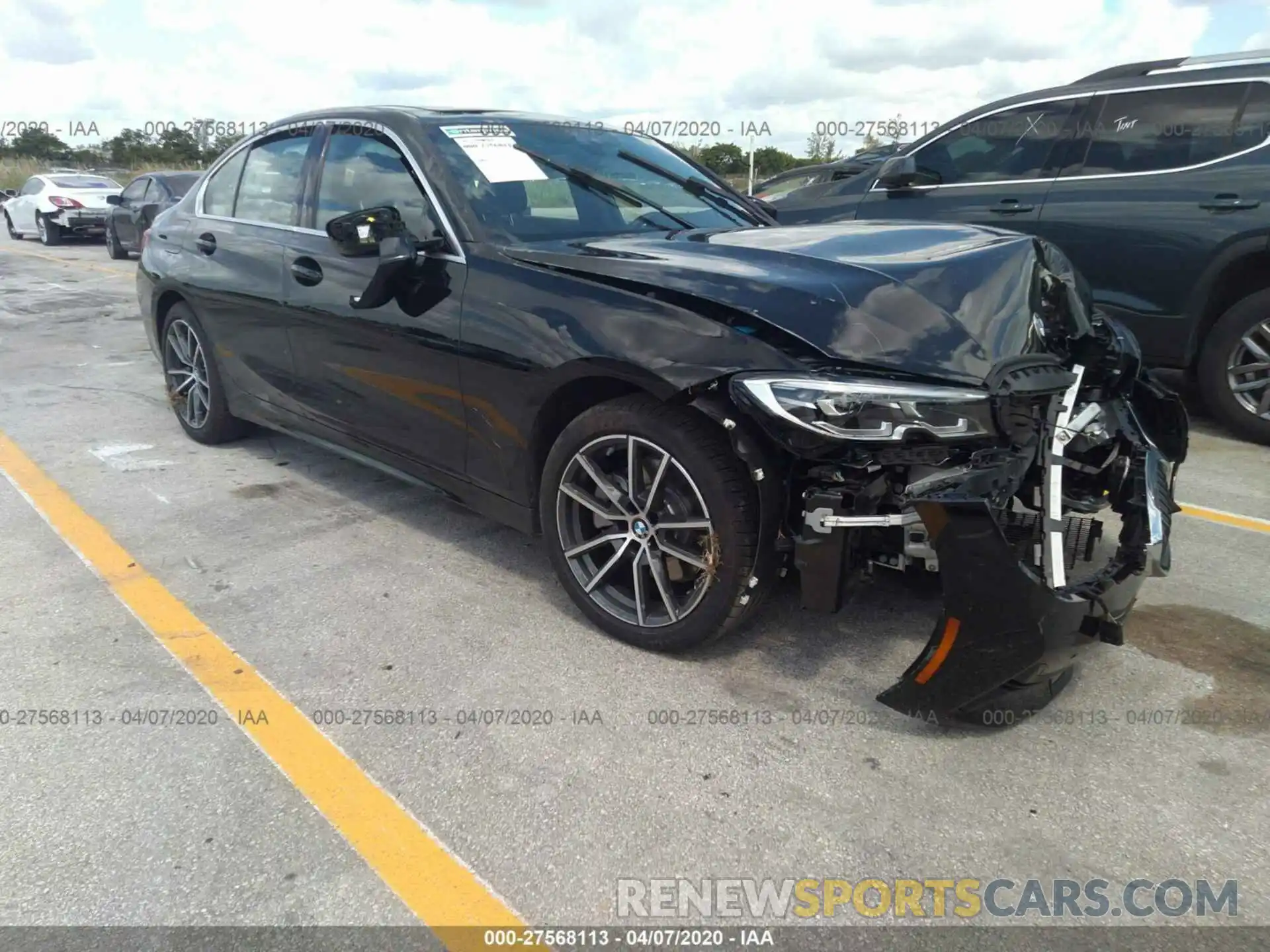 1 Photograph of a damaged car 3MW5R1J03L8B24786 BMW 330I 2020