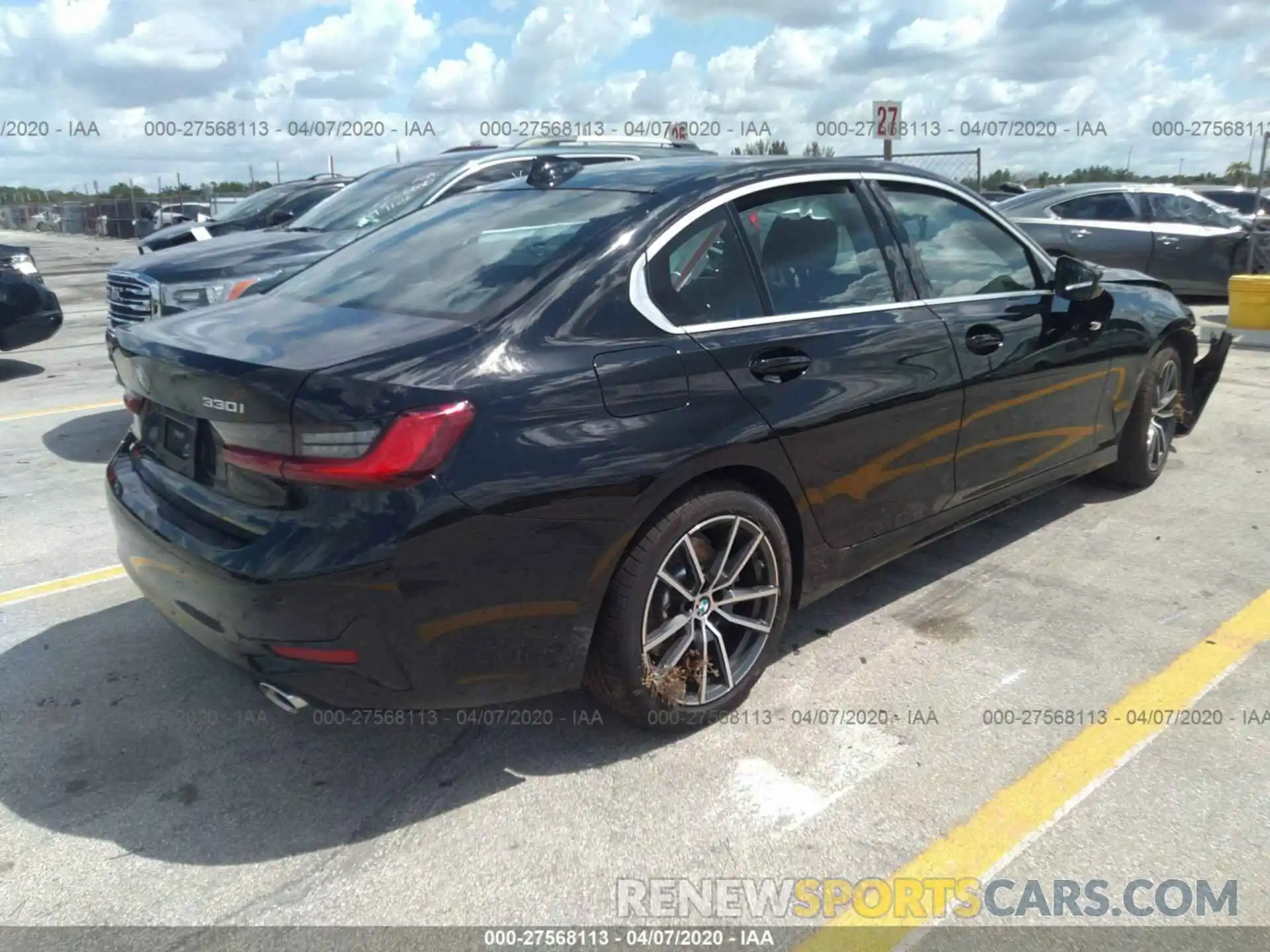 4 Photograph of a damaged car 3MW5R1J03L8B24786 BMW 330I 2020