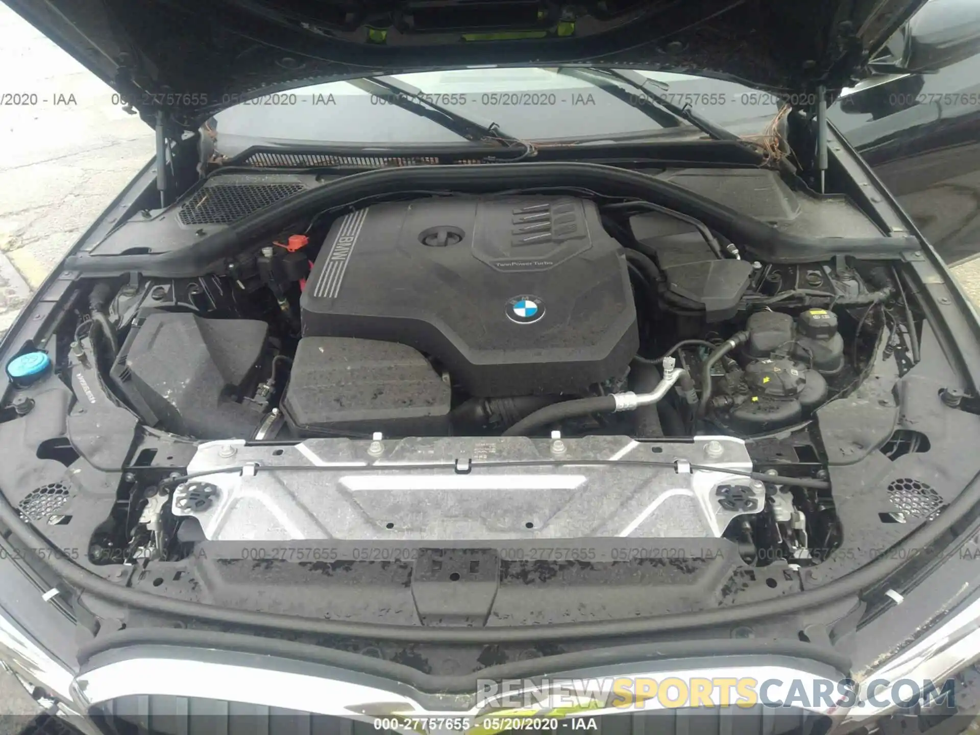 10 Фотография поврежденного автомобиля 3MW5R1J05L8B11618 BMW 330I 2020