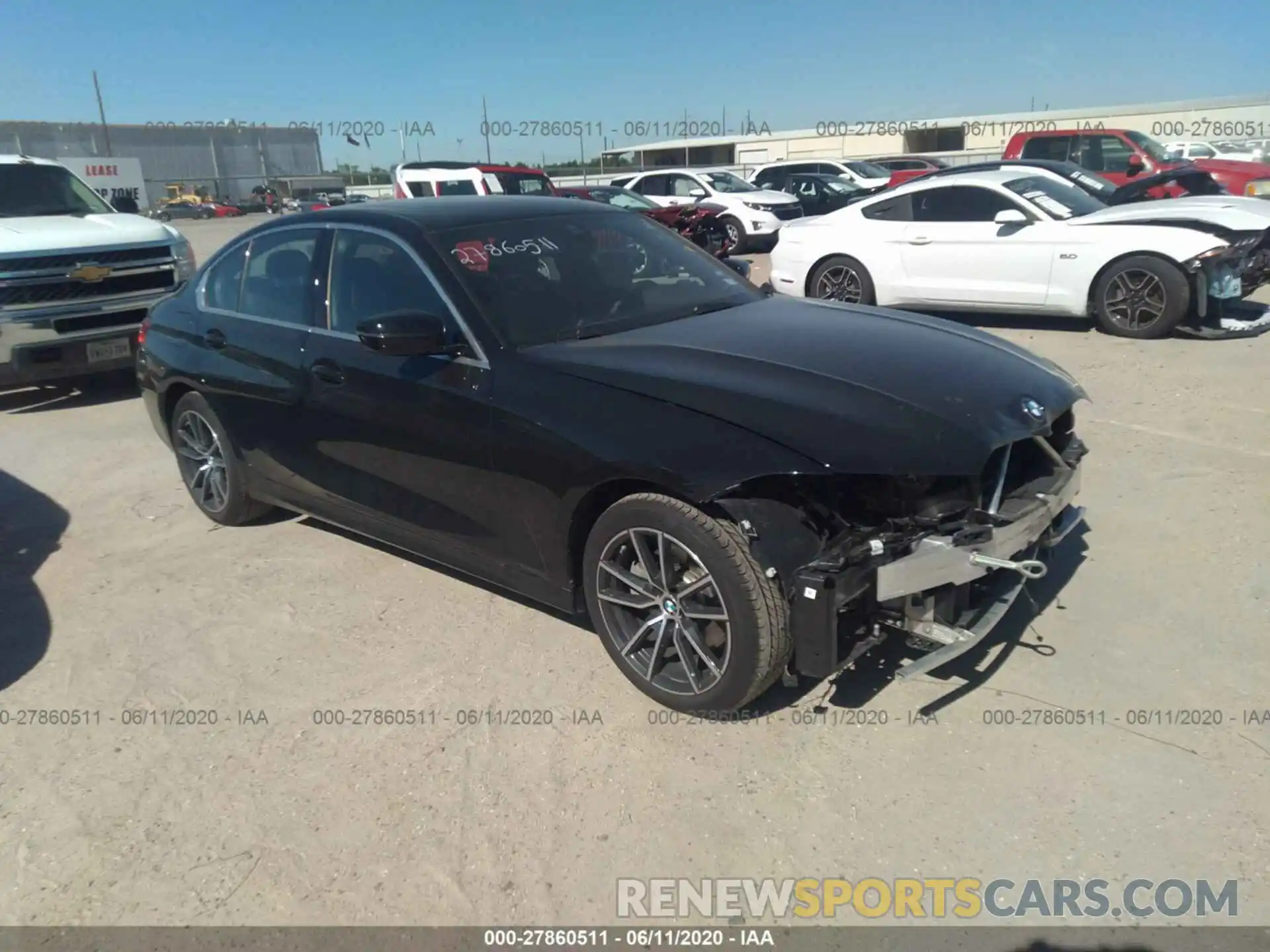 1 Photograph of a damaged car 3MW5R1J05L8B23297 BMW 330I 2020