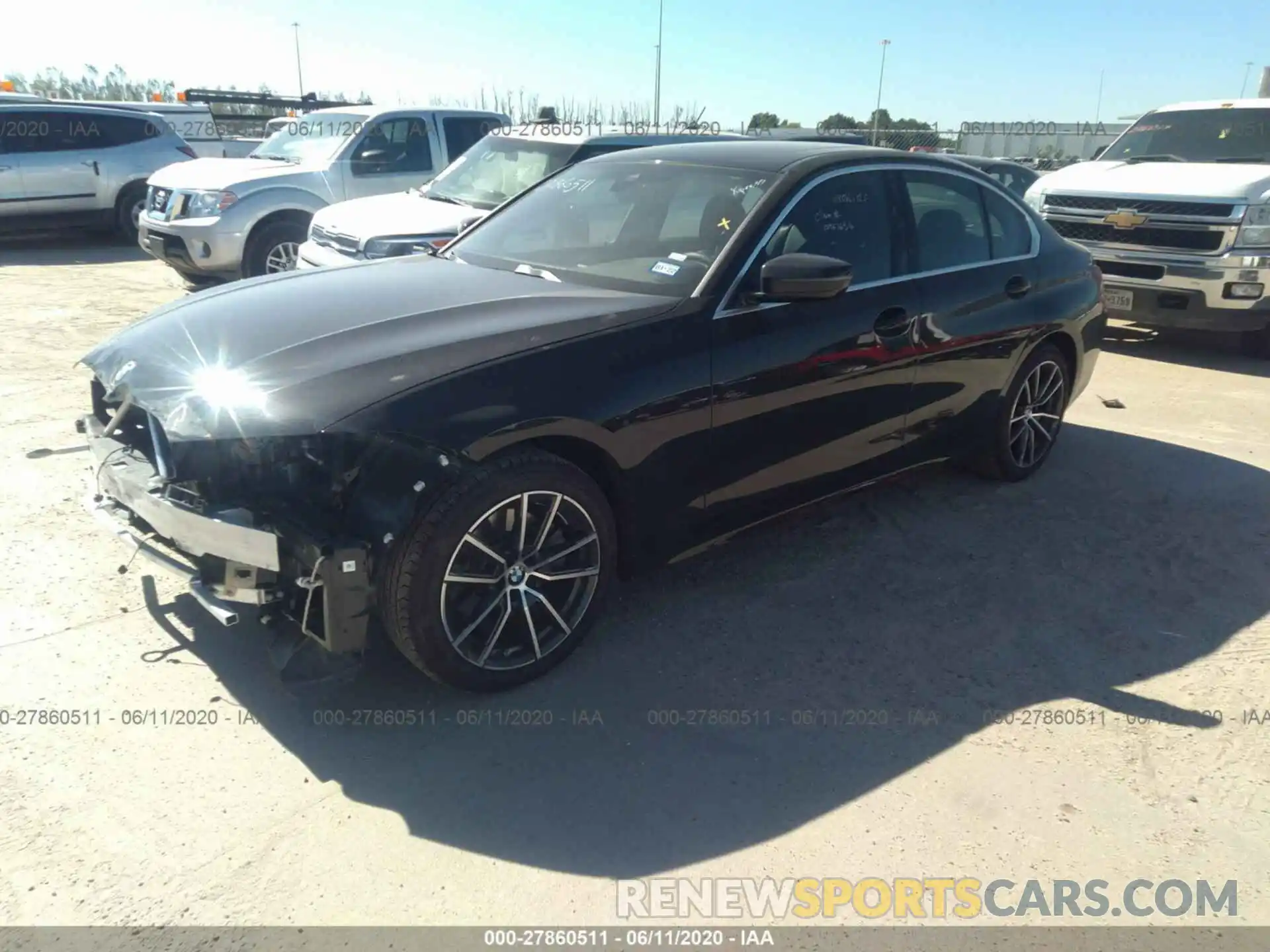 2 Photograph of a damaged car 3MW5R1J05L8B23297 BMW 330I 2020