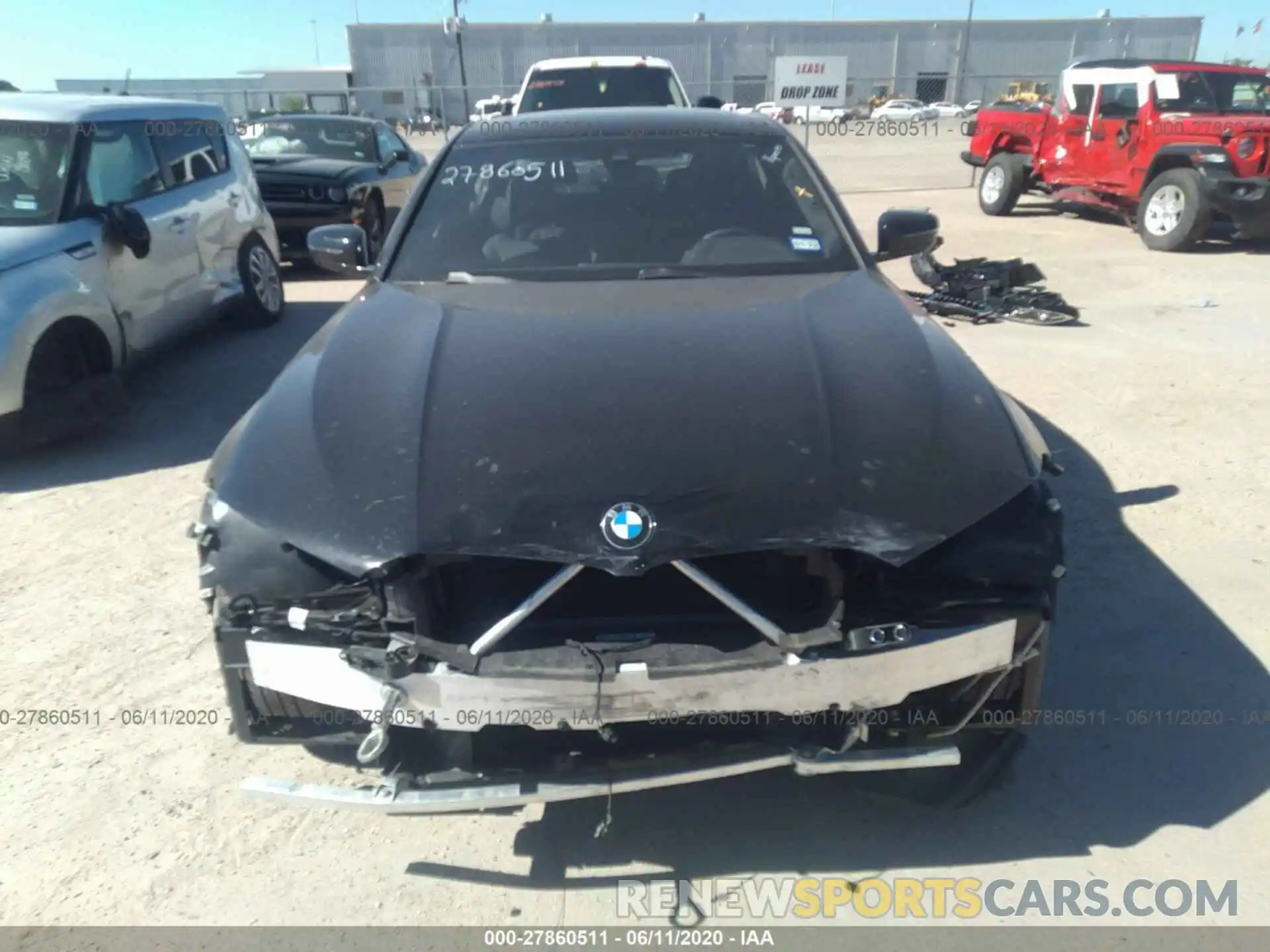 6 Фотография поврежденного автомобиля 3MW5R1J05L8B23297 BMW 330I 2020