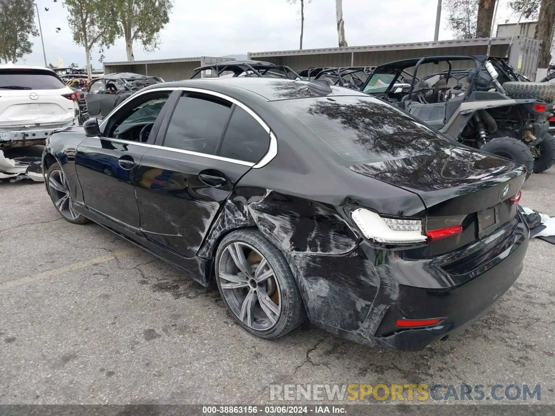 3 Фотография поврежденного автомобиля 3MW5R1J05L8B29200 BMW 330I 2020