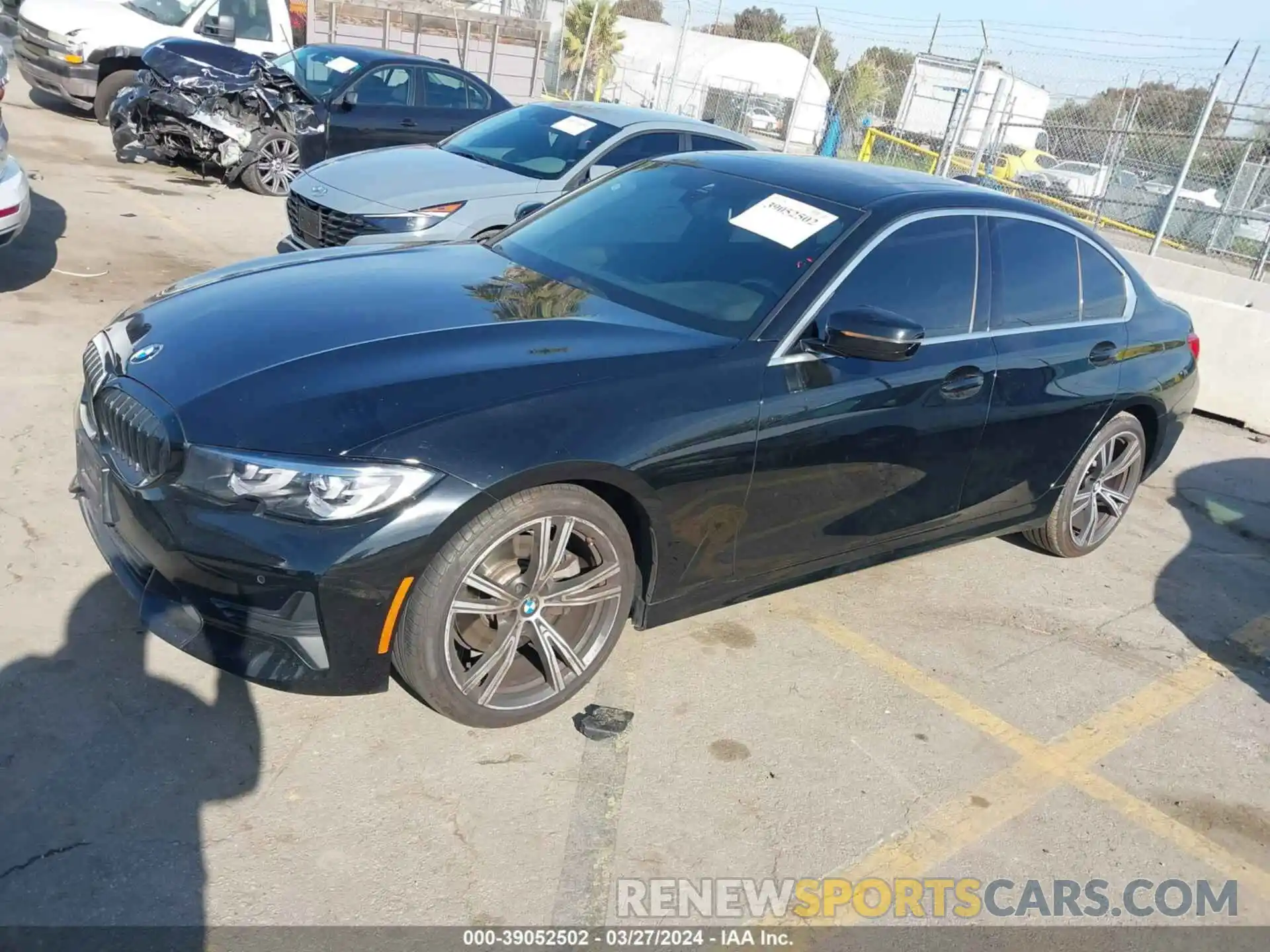 2 Photograph of a damaged car 3MW5R1J06L8B34051 BMW 330I 2020