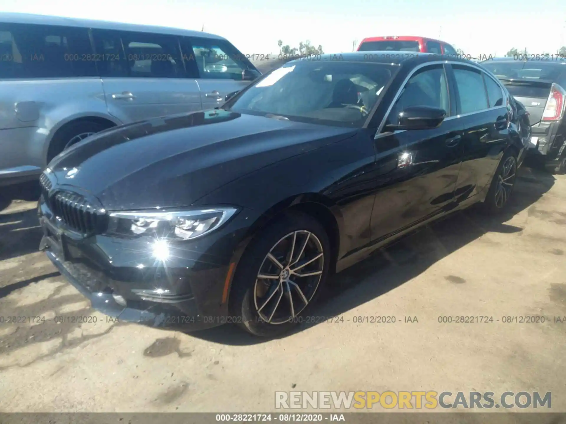 2 Photograph of a damaged car 3MW5R1J07L8B30395 BMW 330I 2020