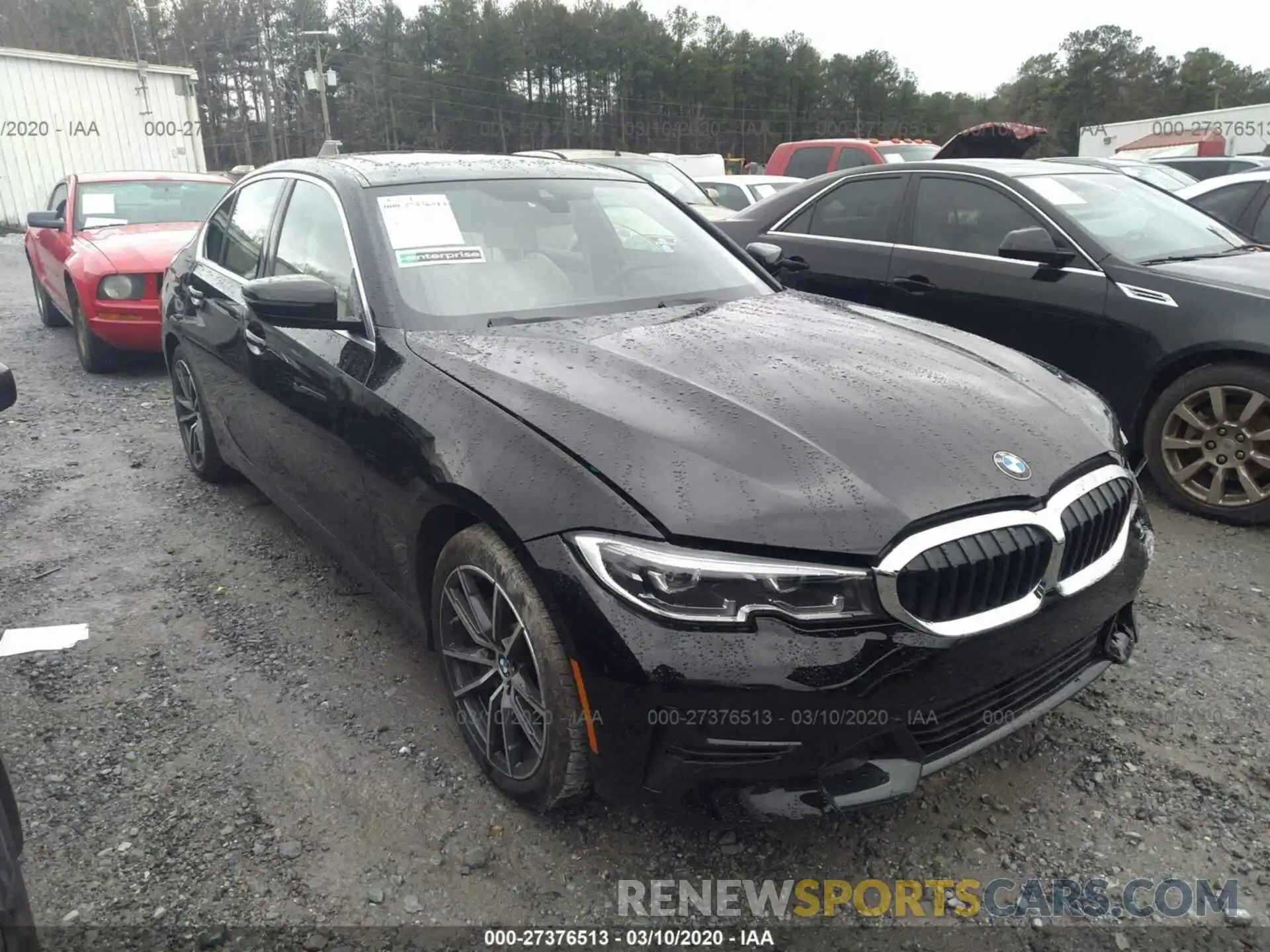 1 Photograph of a damaged car 3MW5R1J09L8B03750 BMW 330I 2020