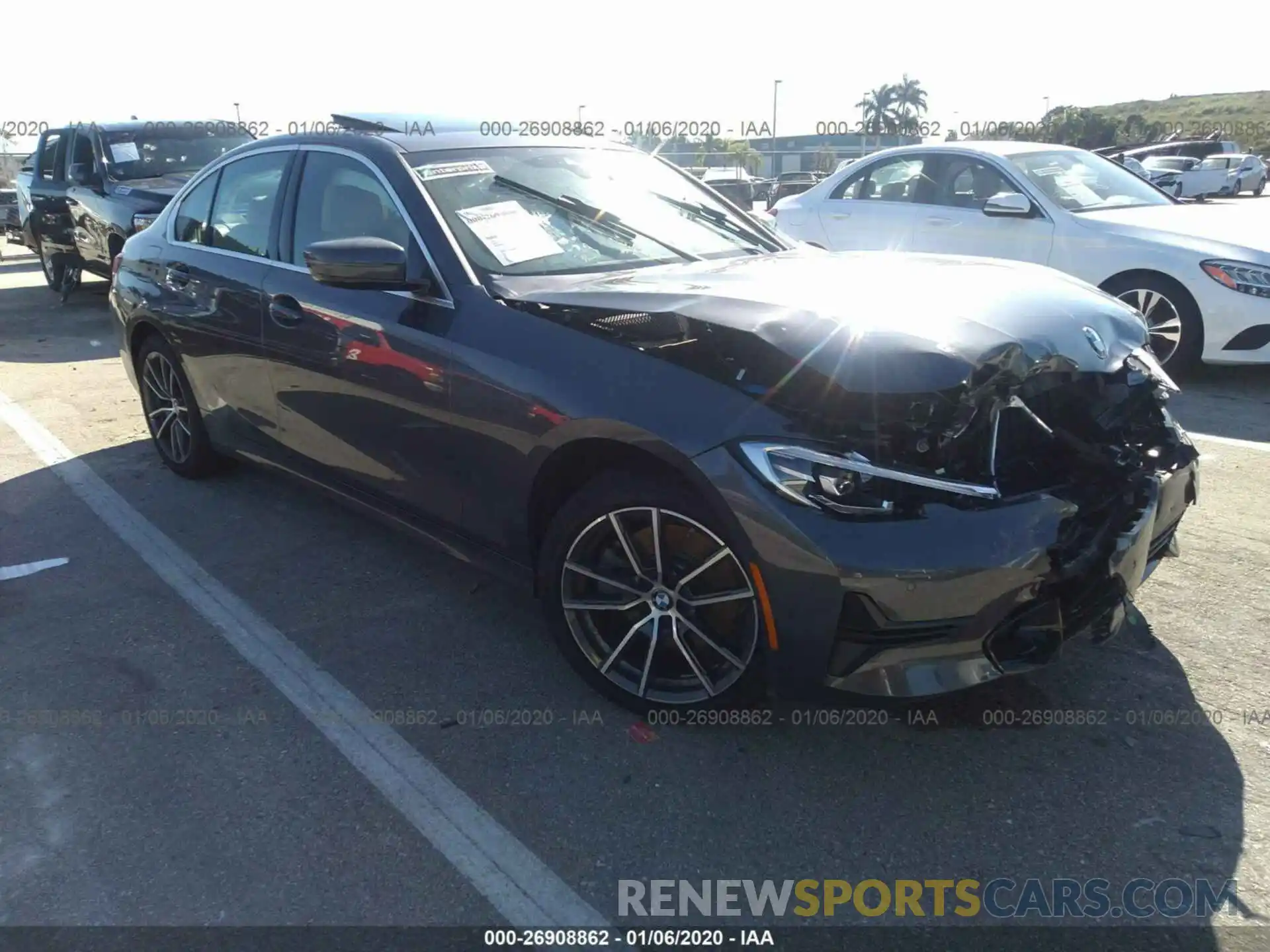 1 Photograph of a damaged car 3MW5R1J0XL8B07337 BMW 330I 2020