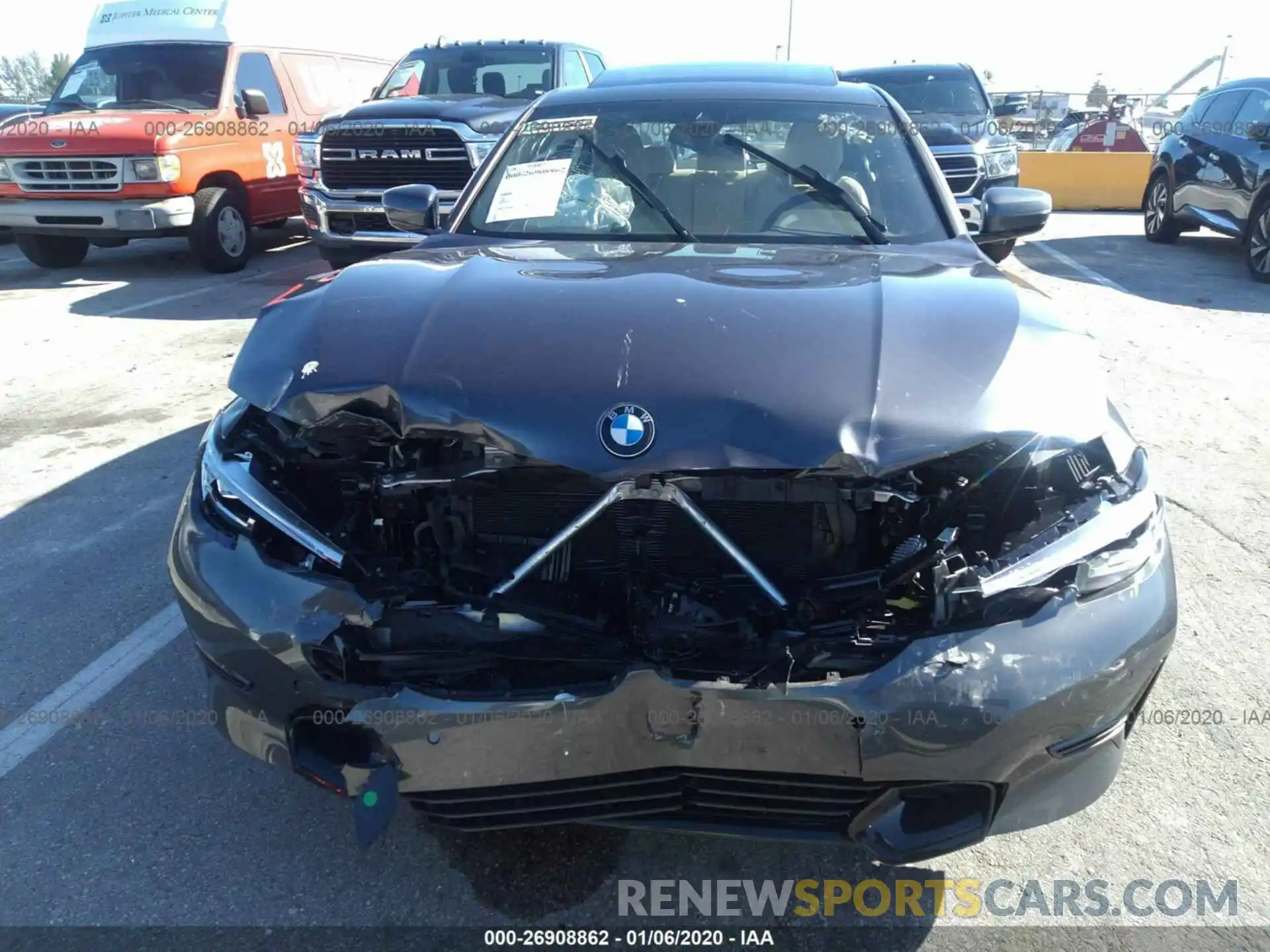 6 Photograph of a damaged car 3MW5R1J0XL8B07337 BMW 330I 2020