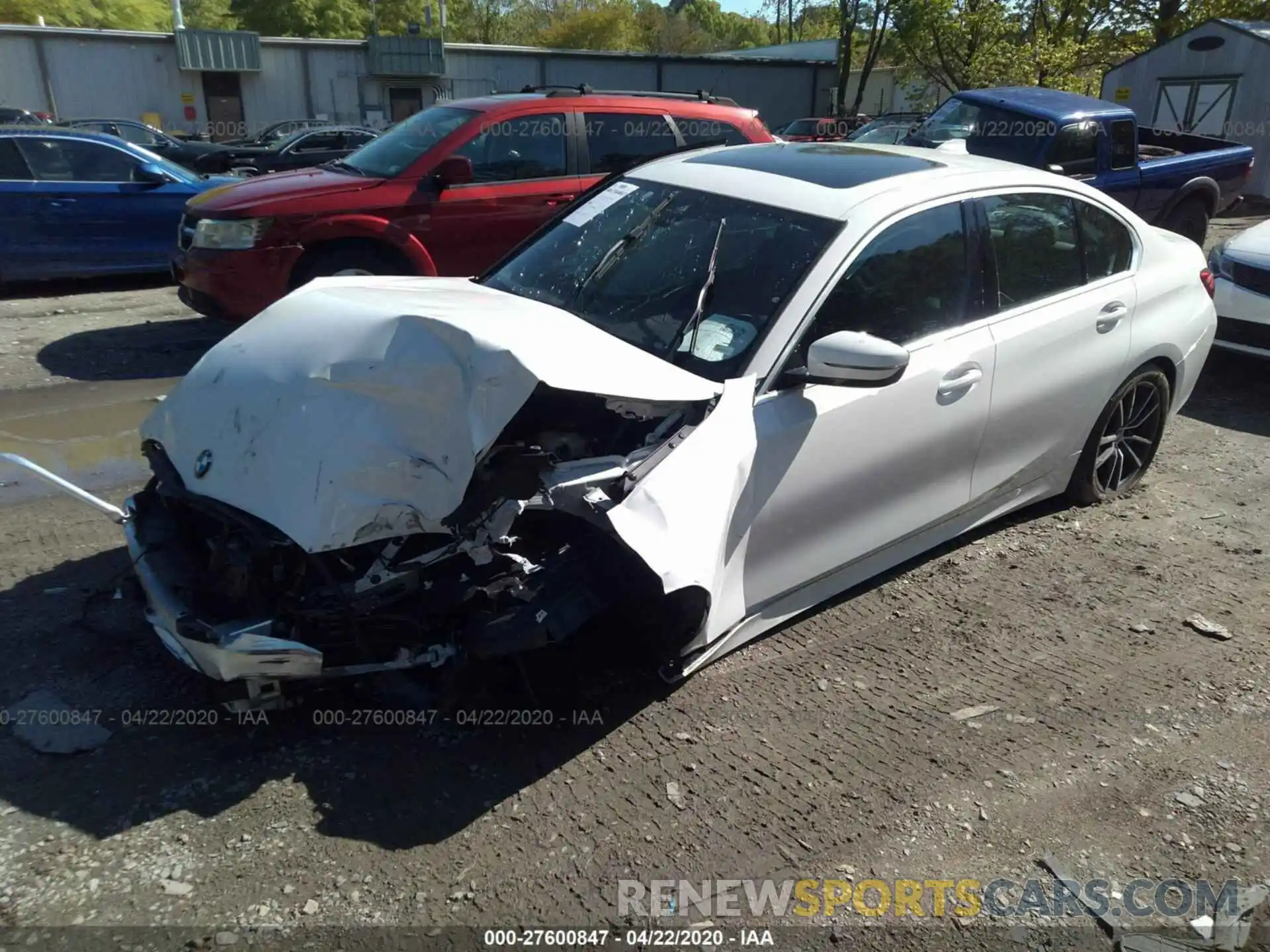 2 Photograph of a damaged car 3MW5R1J0XL8B12411 BMW 330I 2020