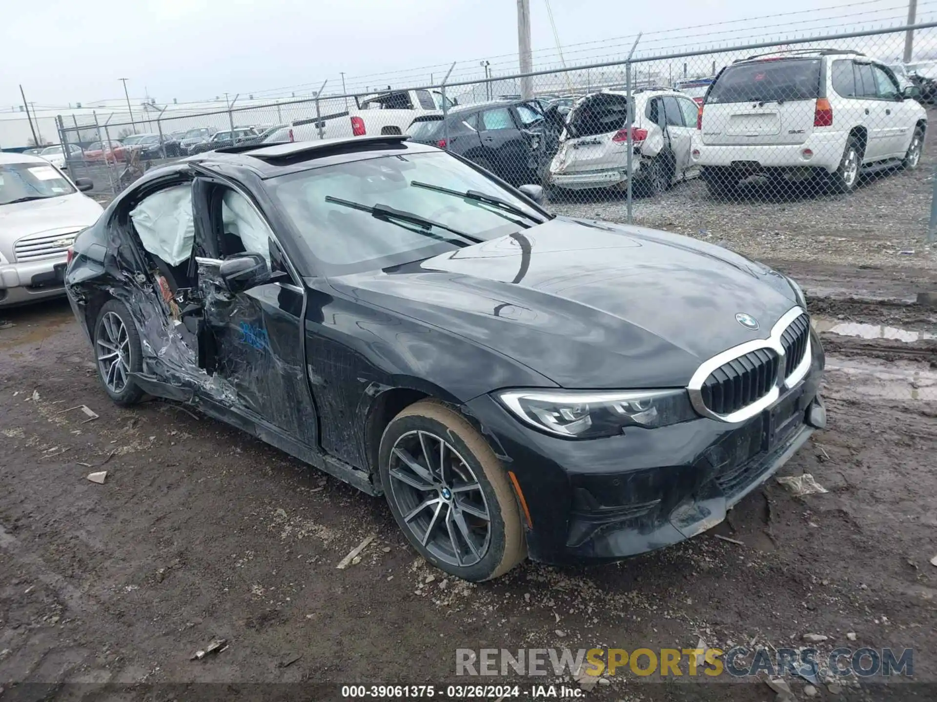 1 Photograph of a damaged car 3MW5R7J09L8B14511 BMW 330I 2020