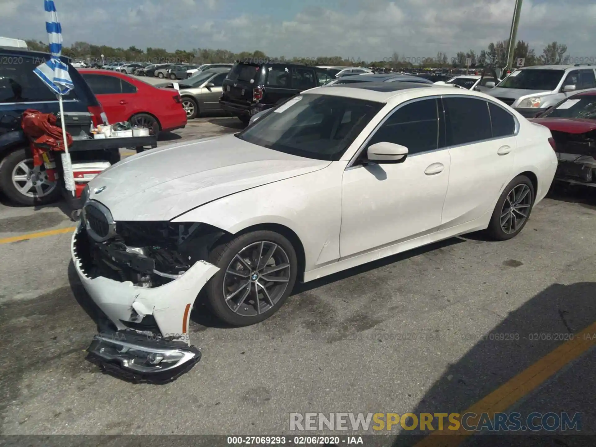 2 Photograph of a damaged car WBA5R1C00LFH38332 BMW 330I 2020