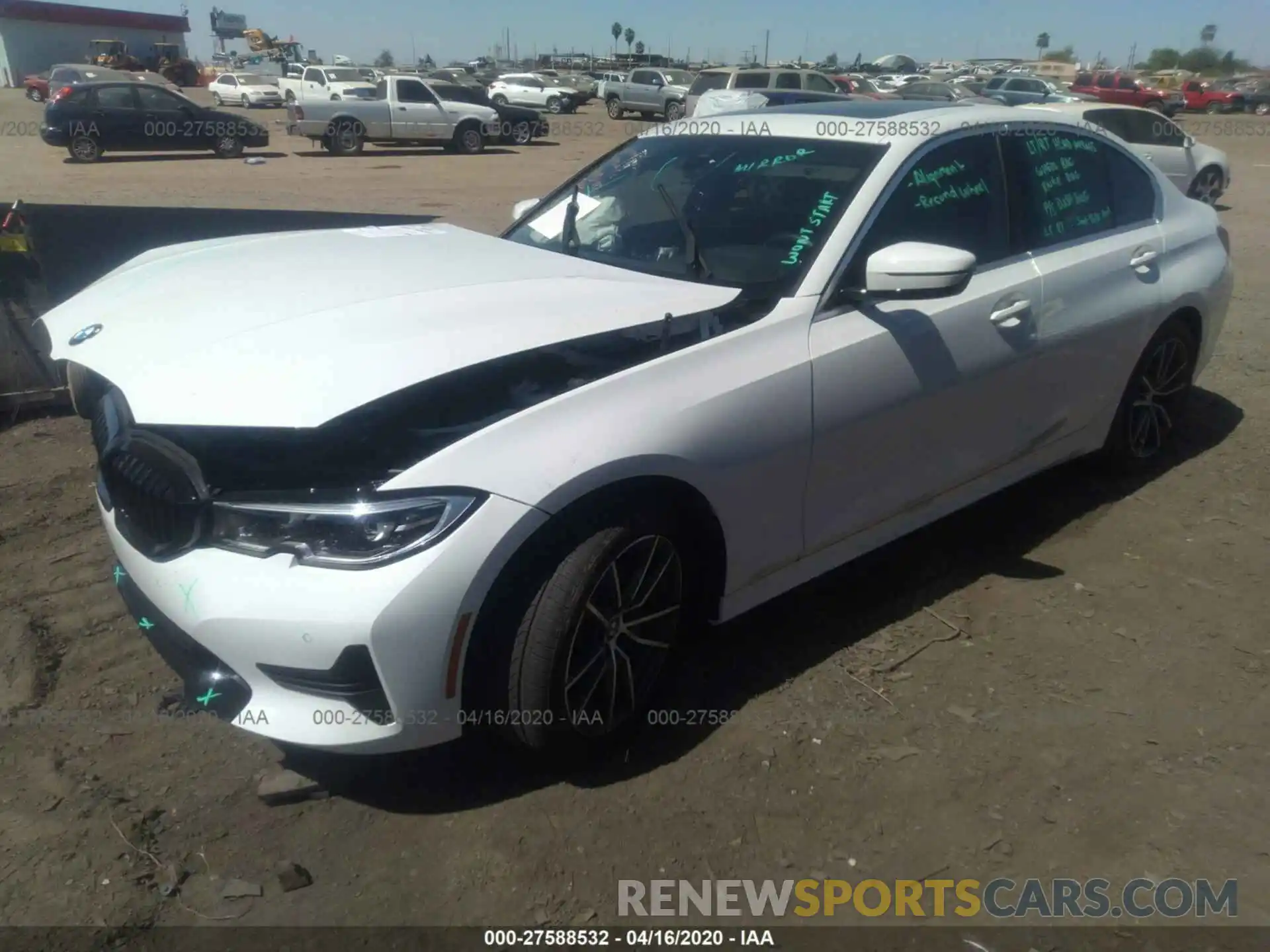 2 Photograph of a damaged car WBA5R1C01LFH44382 BMW 330I 2020